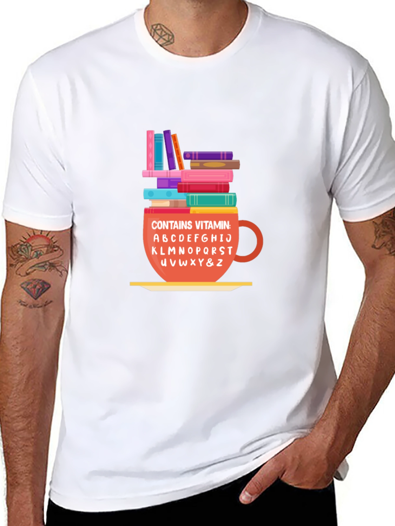 Vitamin A-Z Book Lover T-Shirt