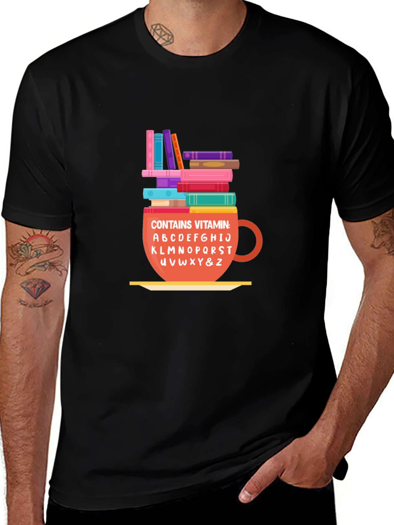 Vitamin A-Z Book Lover T-Shirt