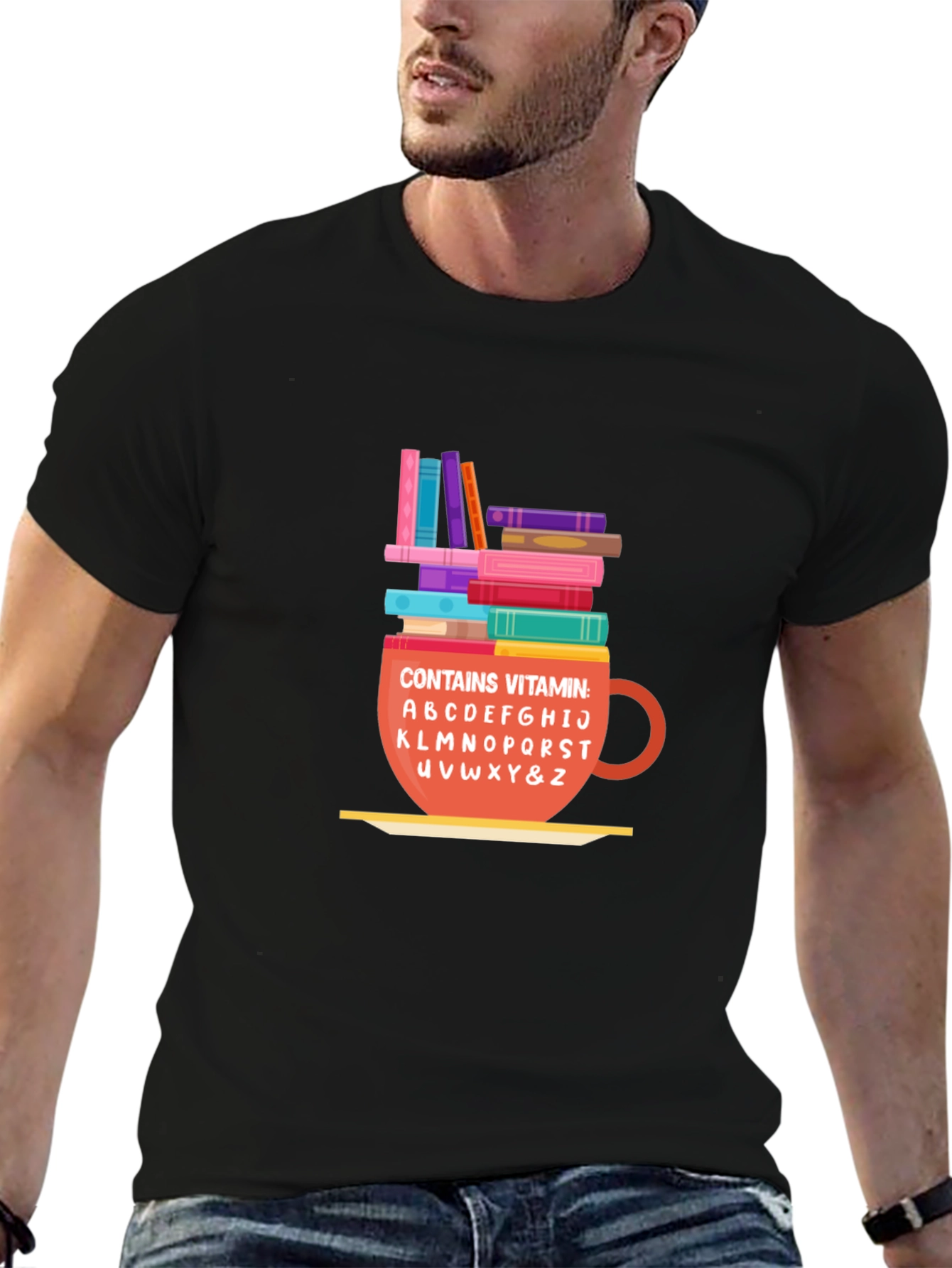 Vitamin A-Z Book Lover T-Shirt