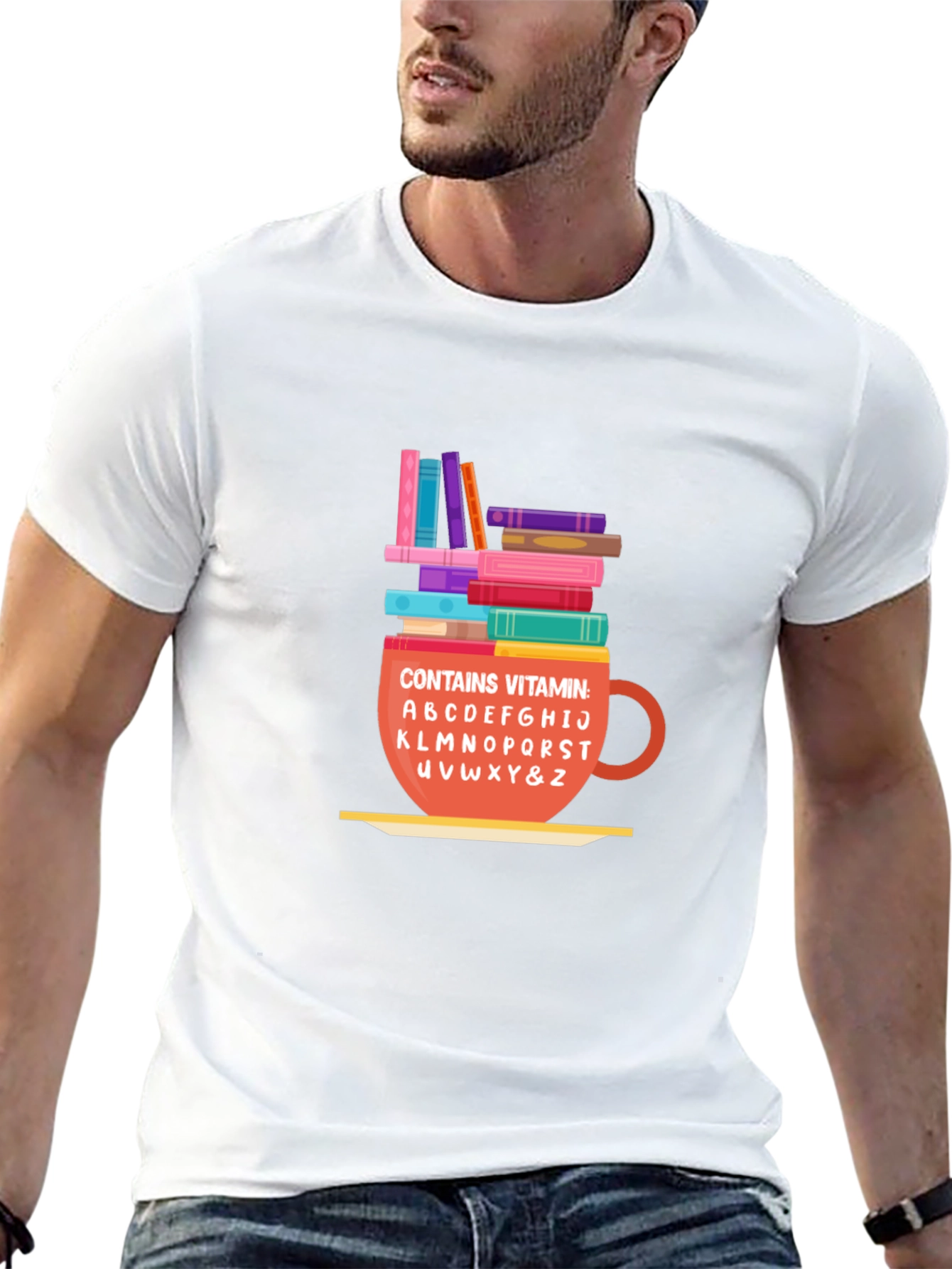 Vitamin A-Z Book Lover T-Shirt