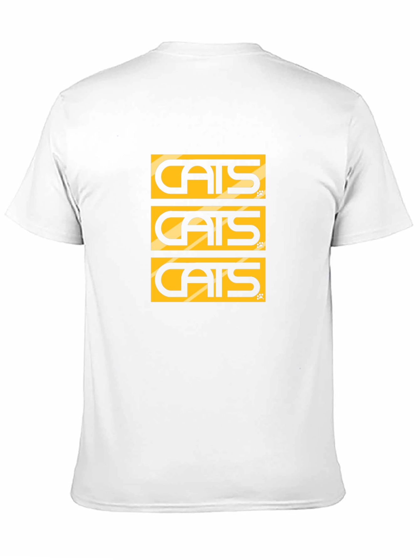 Cats Graphic Tee - Black Cotton Blend T-Shirt