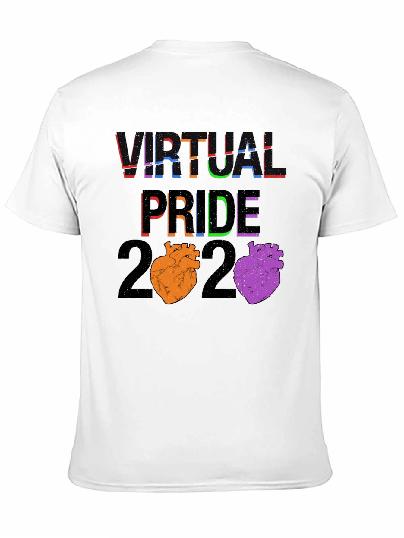 Virtual Pride 2020 Heart T-Shirt