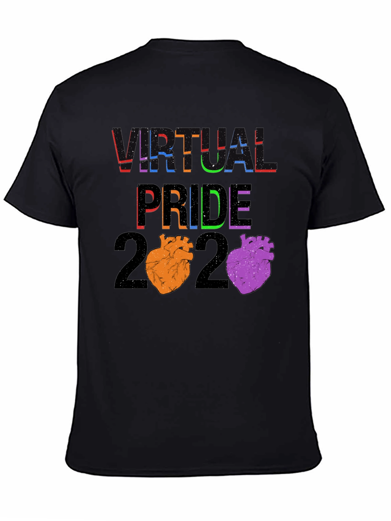 Virtual Pride 2020 Heart T-Shirt