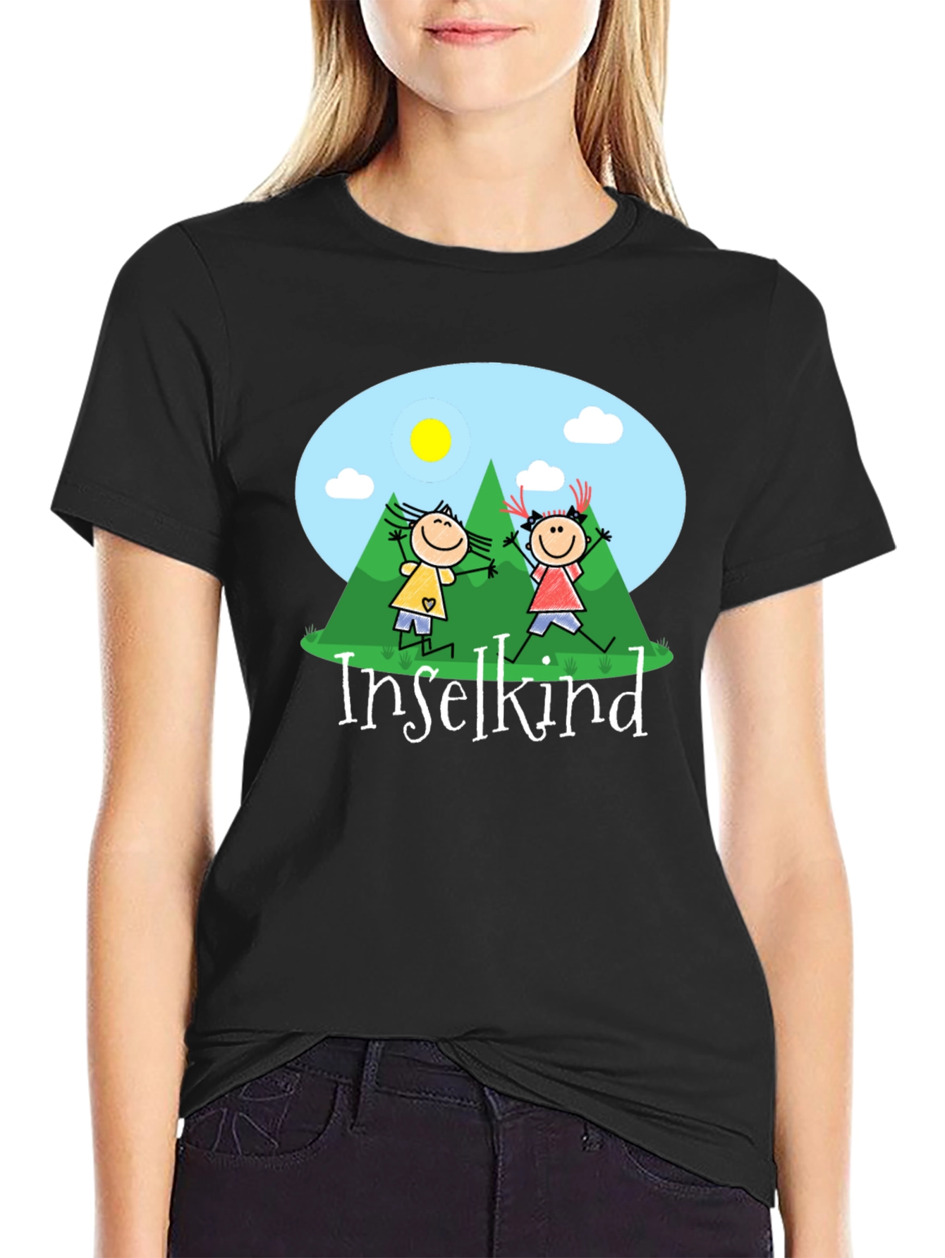 Island Child Graphic Tee - Black Unisex T-Shirt