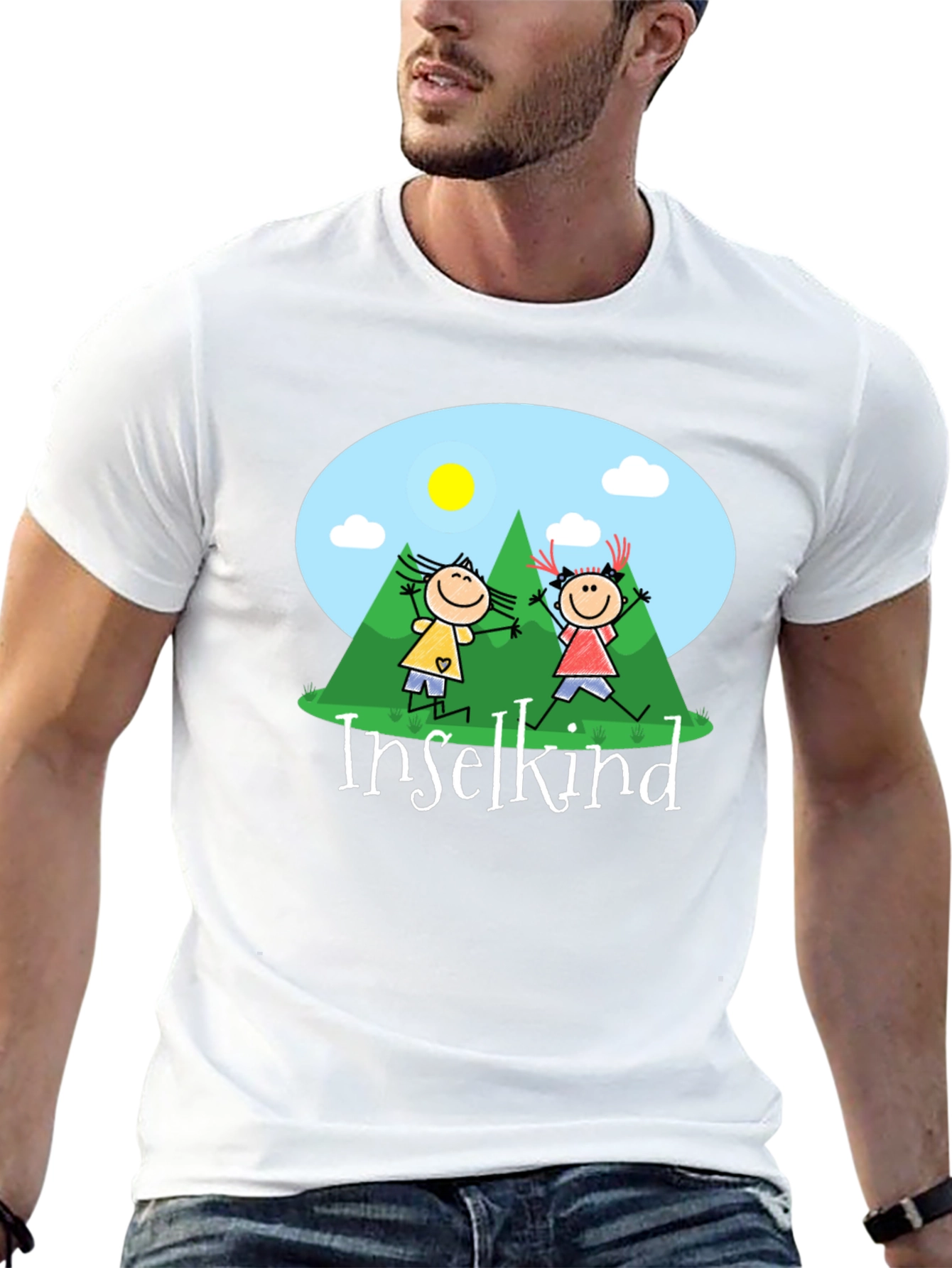 Island Child Graphic Tee - Black Unisex T-Shirt