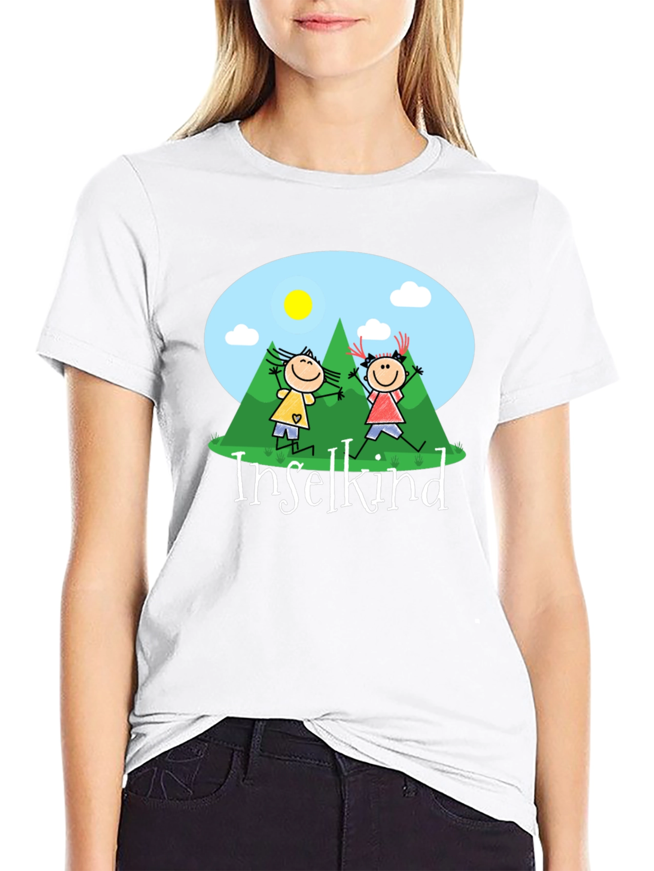 Island Child Graphic Tee - Black Unisex T-Shirt