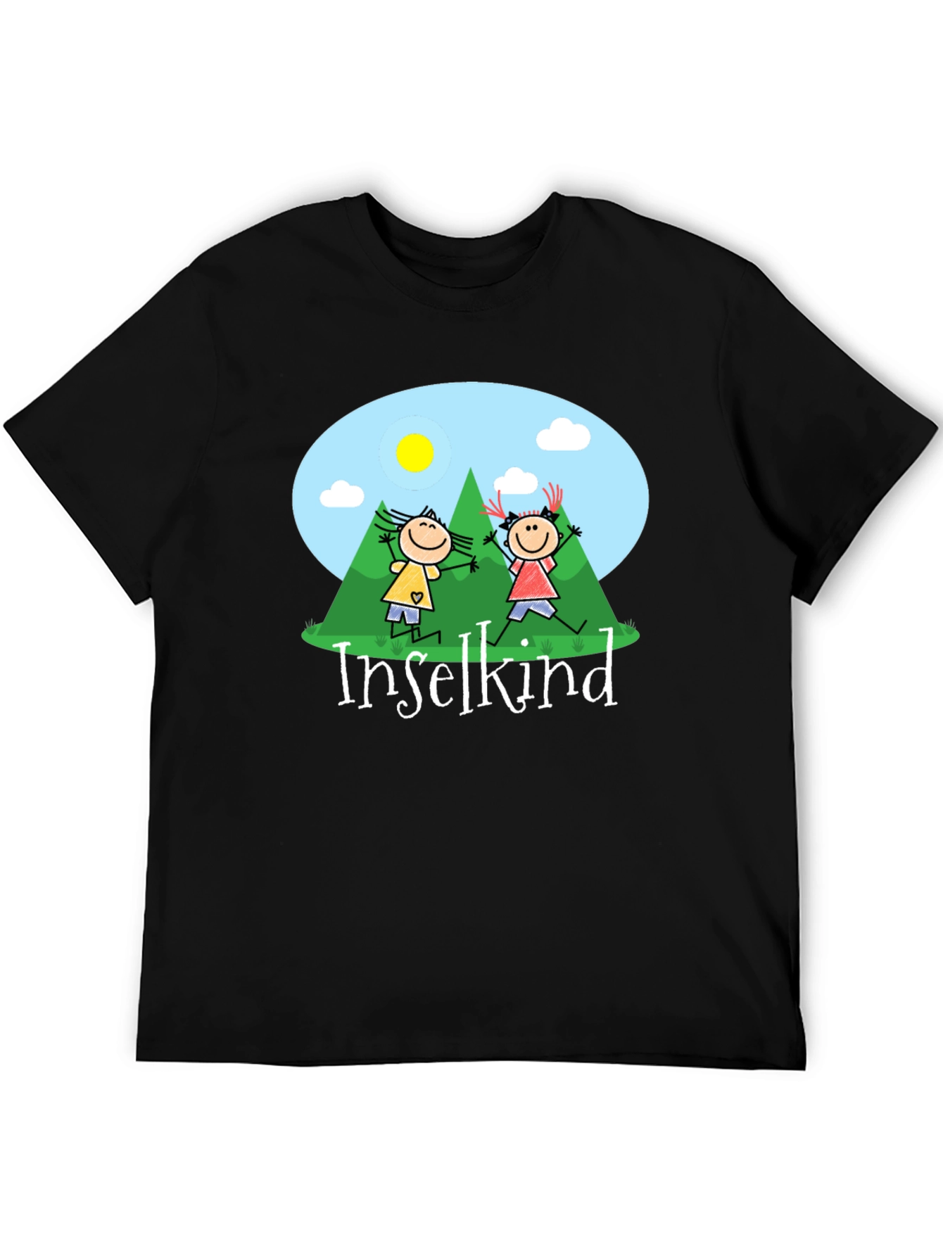 Island Child Graphic Tee - Black Unisex T-Shirt