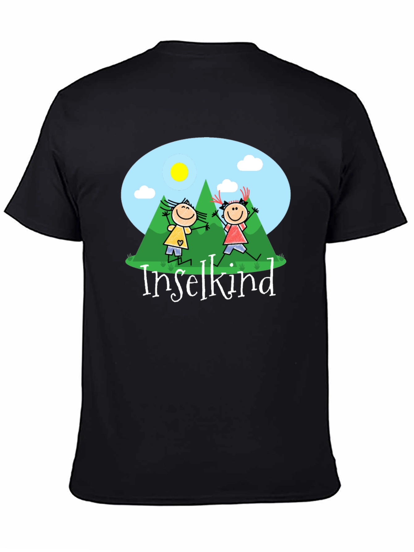 Island Child Graphic Tee - Black Unisex T-Shirt
