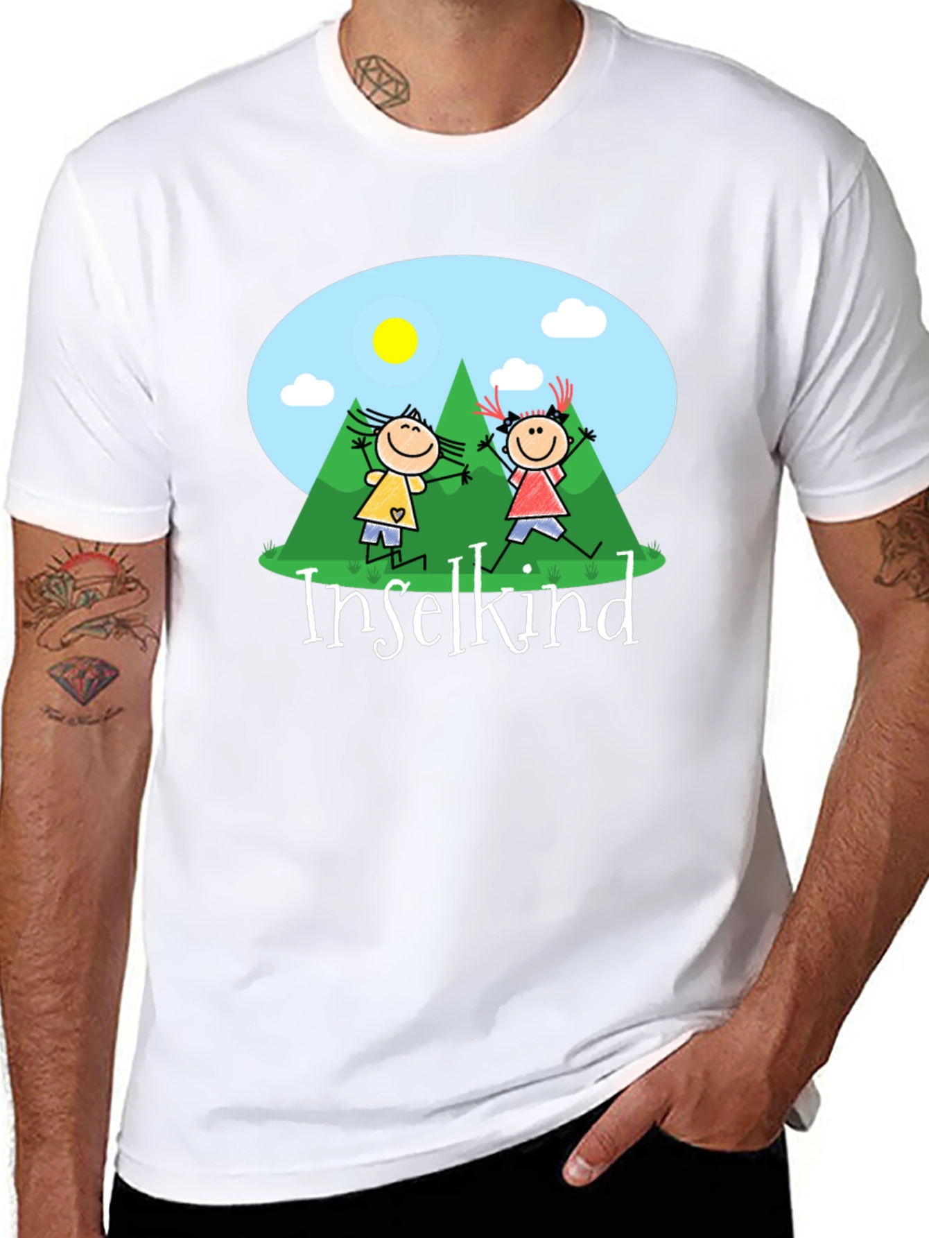 Island Child Graphic Tee - Black Unisex T-Shirt