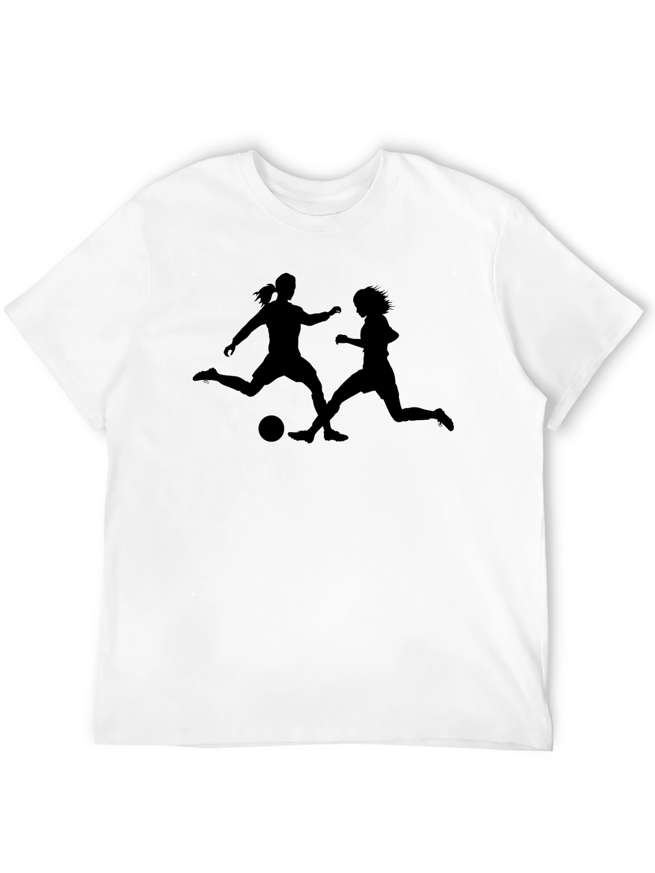 Womens Soccer Silhouette T-Shirt