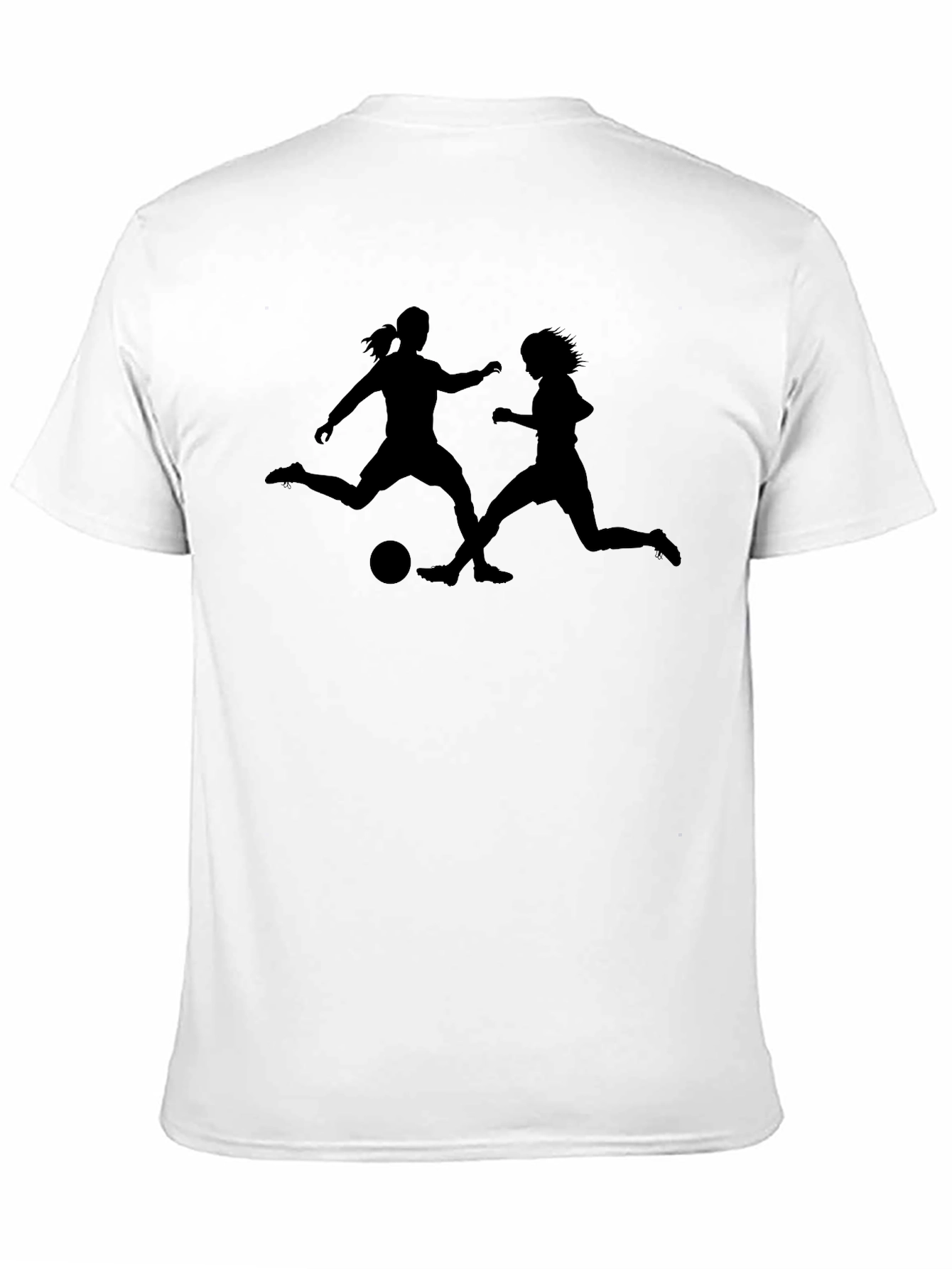 Womens Soccer Silhouette T-Shirt