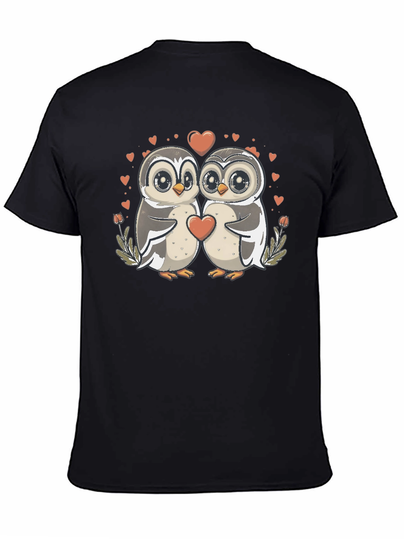 Owl Love T-Shirt: Cute Valentines Graphic Tee