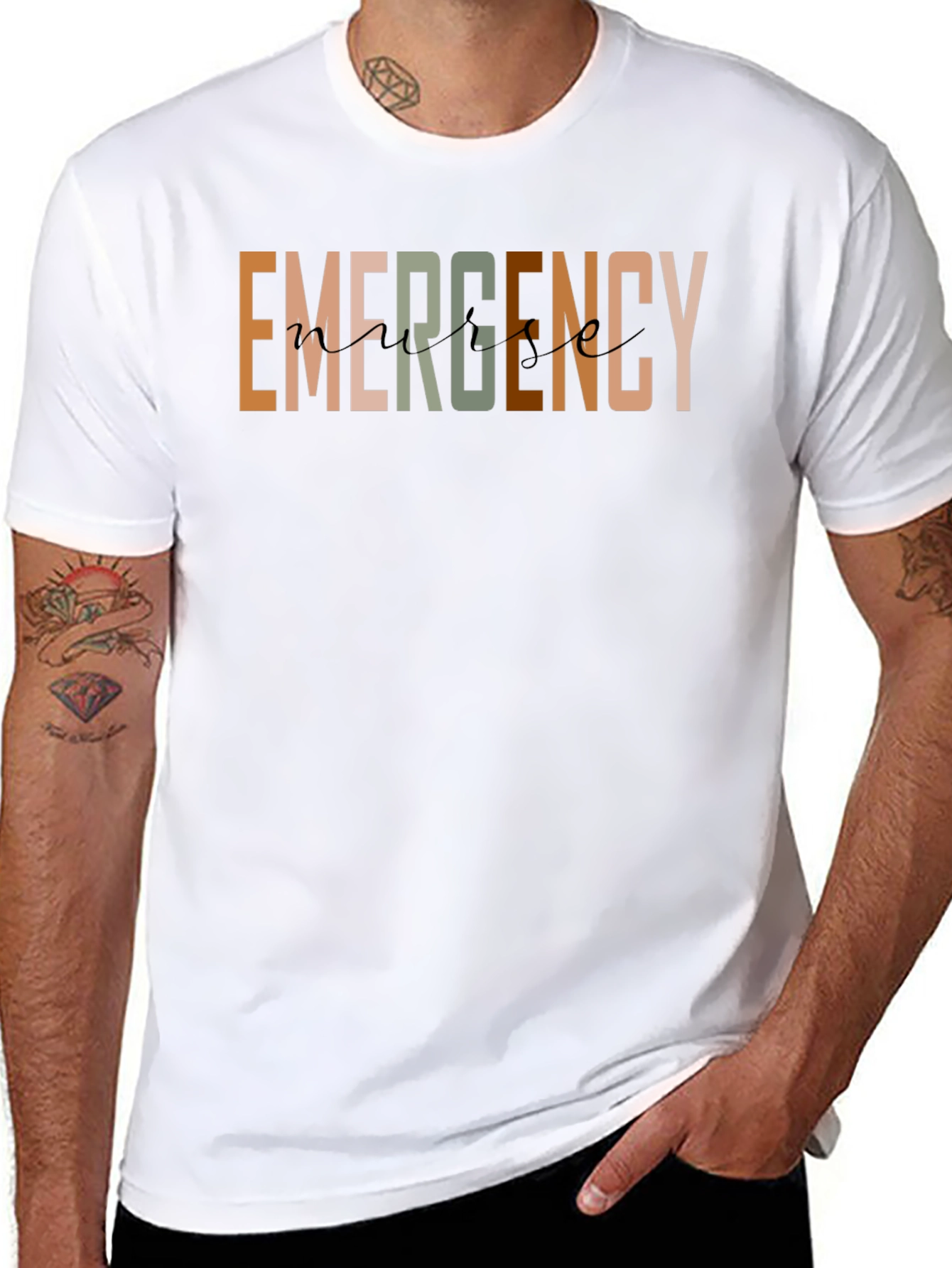 Emergency Nurse Graphic T-Shirt