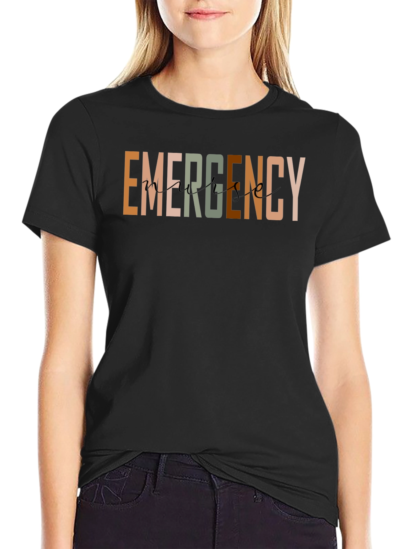 Emergency Nurse Graphic T-Shirt
