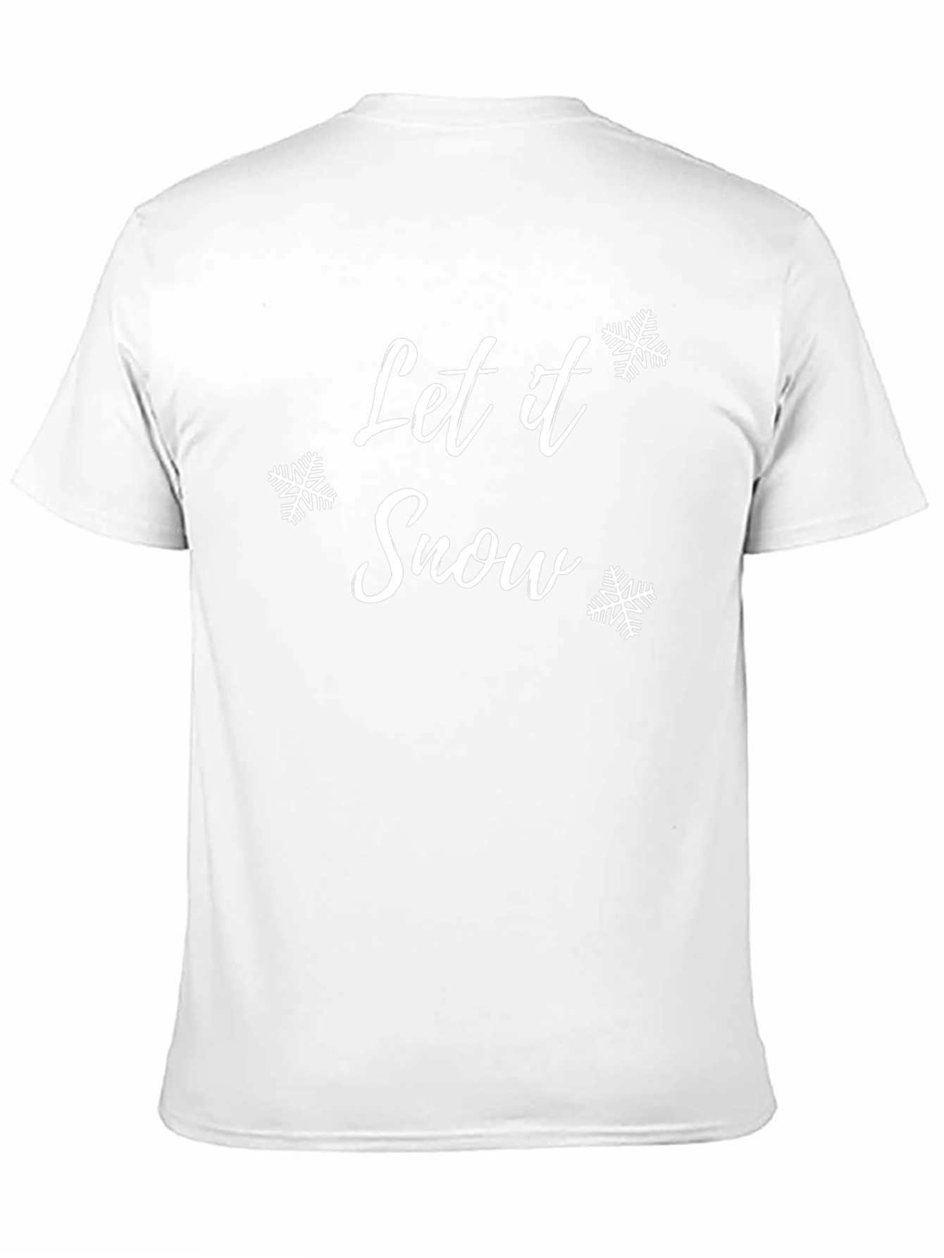 Let It Snow Graphic Tee - Holiday Season Apparel