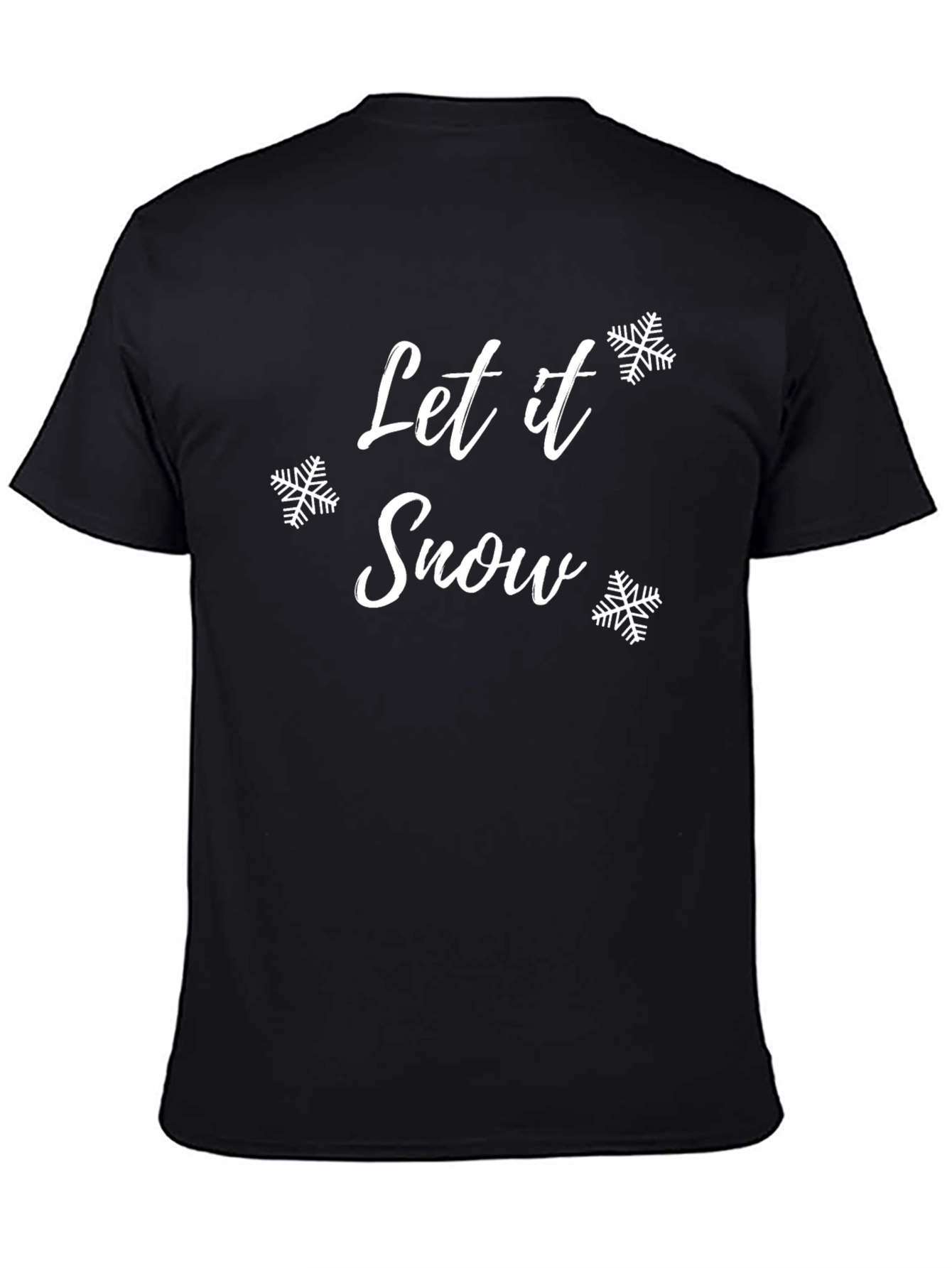 Let It Snow Graphic Tee - Holiday Season Apparel
