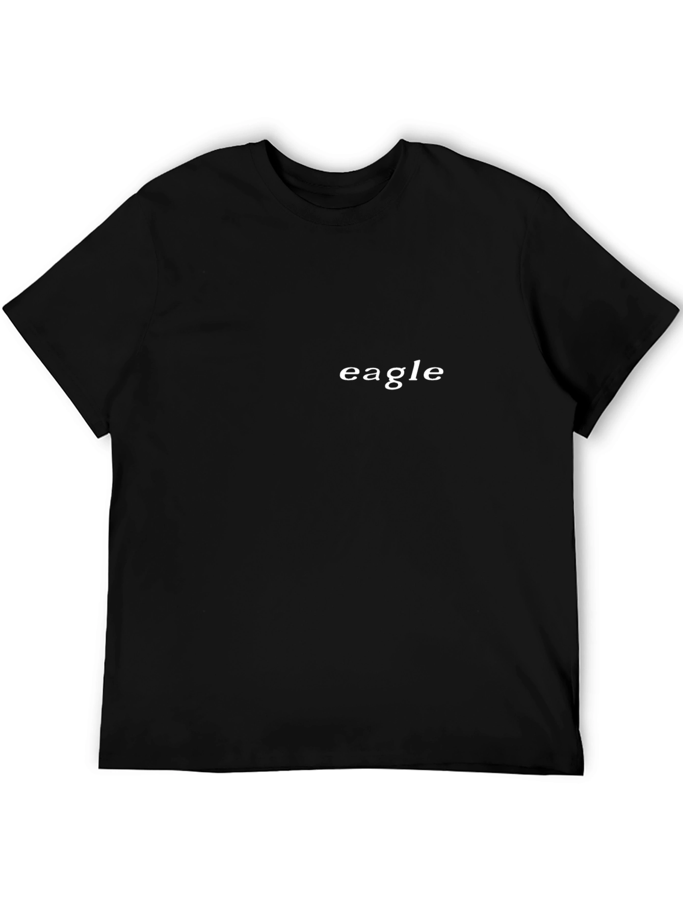 Mens Black eagle Graphic Tee