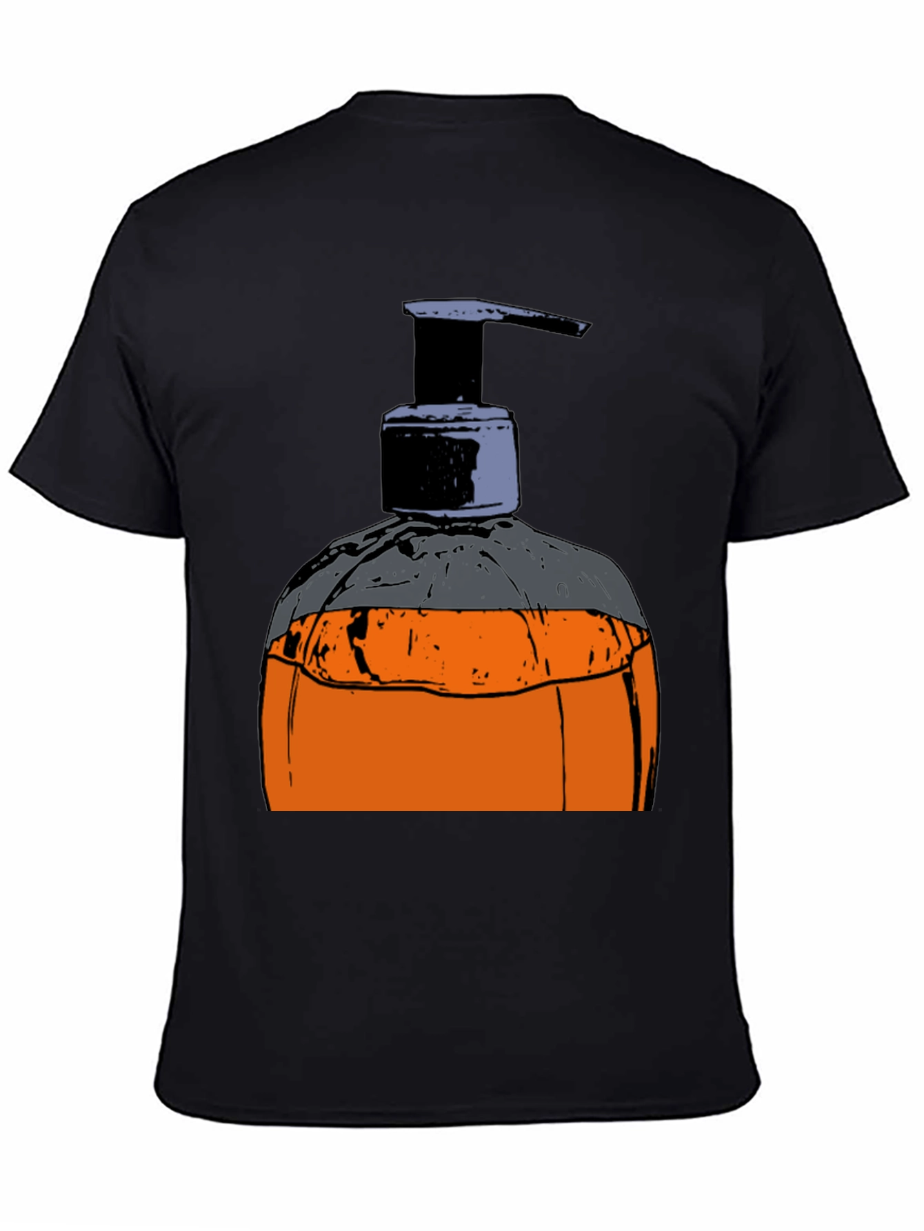 Hand Soap Dispenser Graphic T-Shirt - Novelty Design
