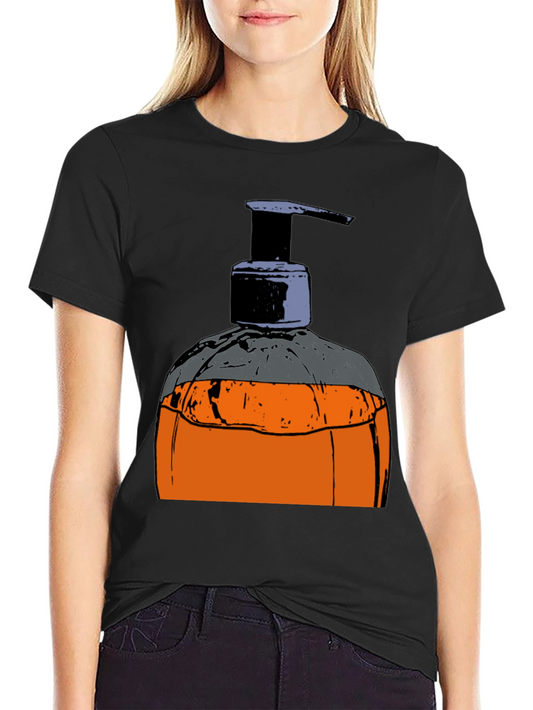 Hand Soap Dispenser Graphic T-Shirt - Novelty Design