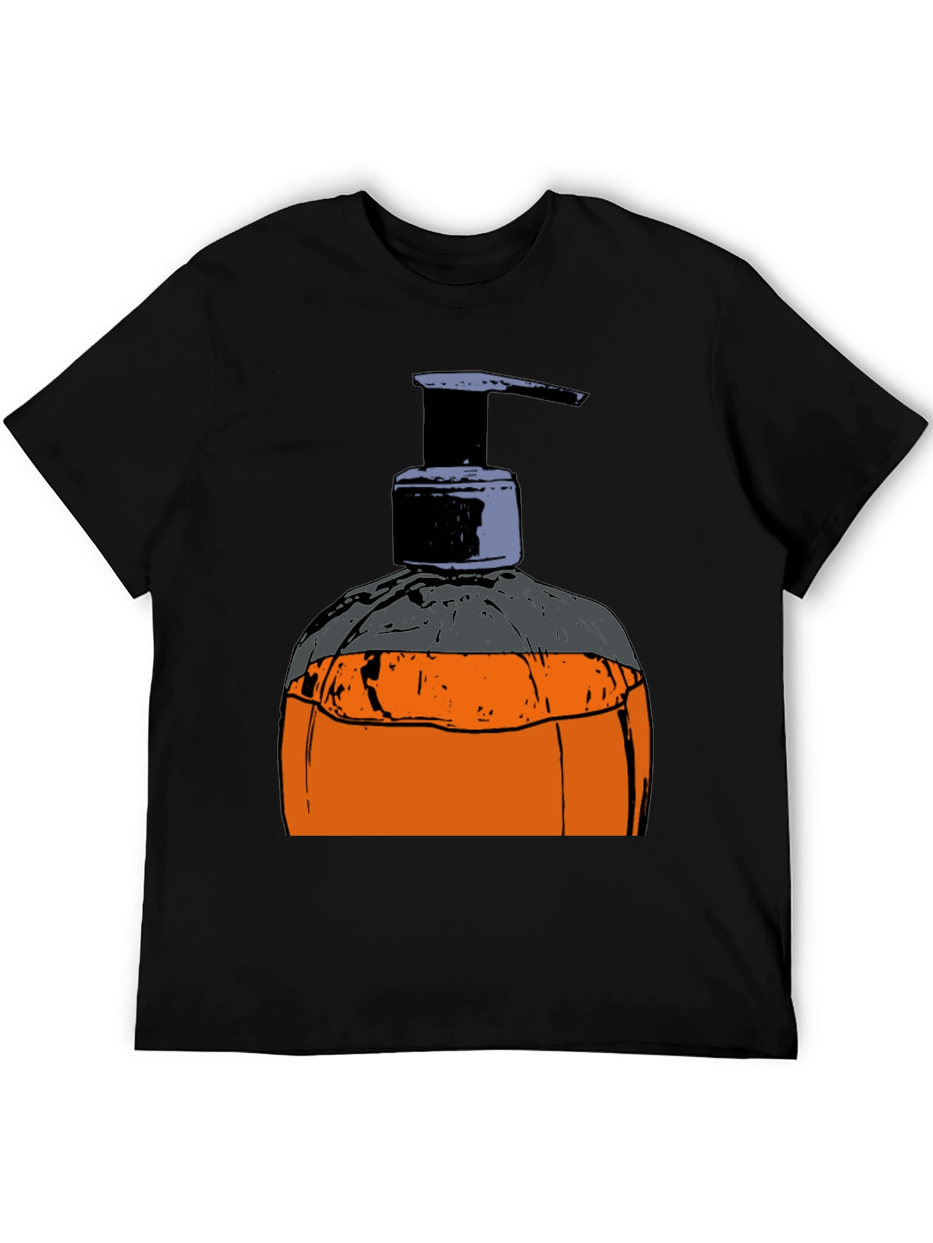Hand Soap Dispenser Graphic T-Shirt - Novelty Design