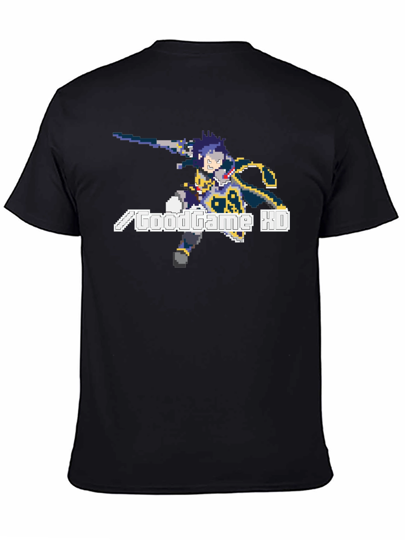 GoodGame XD T-Shirt - Black Pixel Art