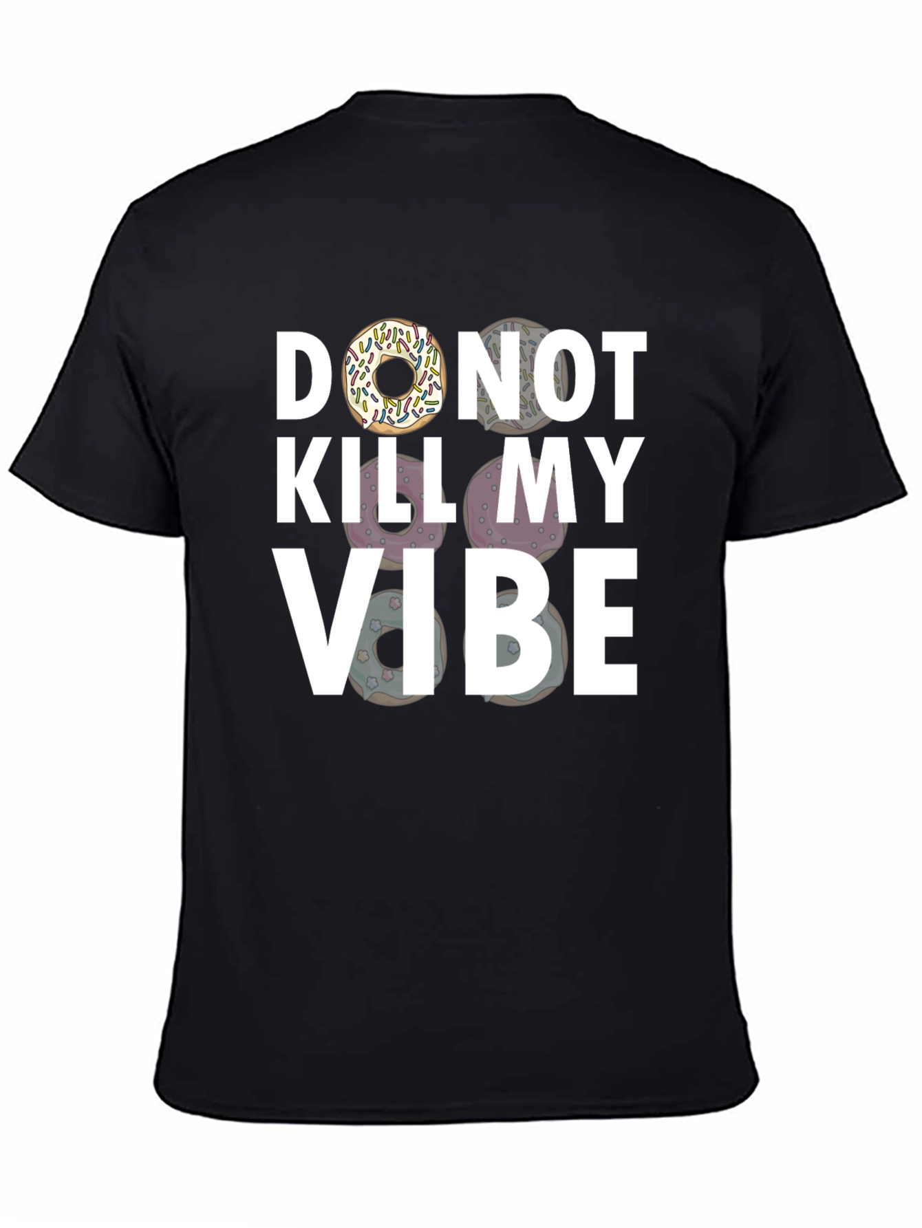 Donut Kill My Vibe Graphic T-Shirt