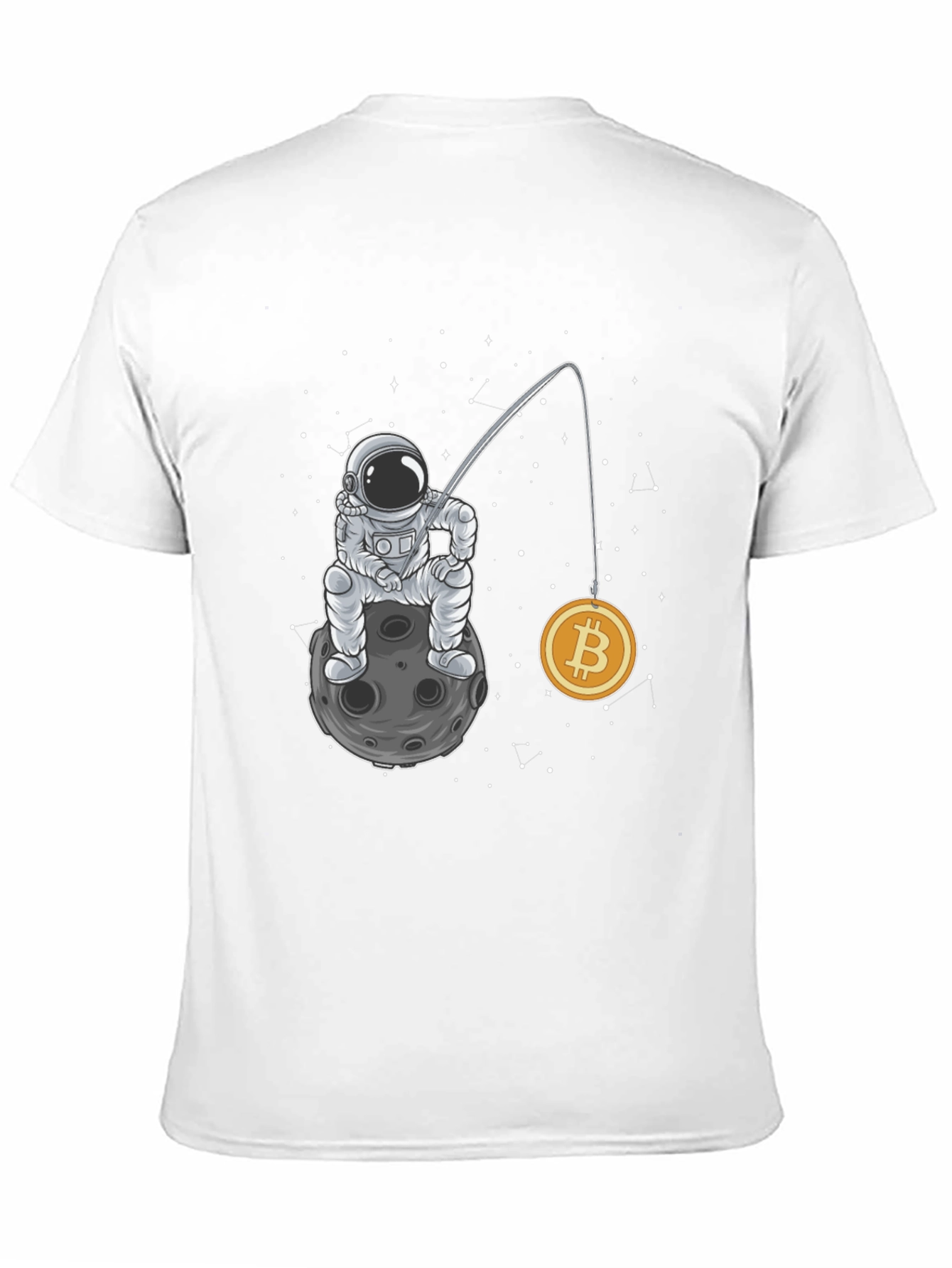 Bitcoin Astronaut Graphic T-Shirt - Black