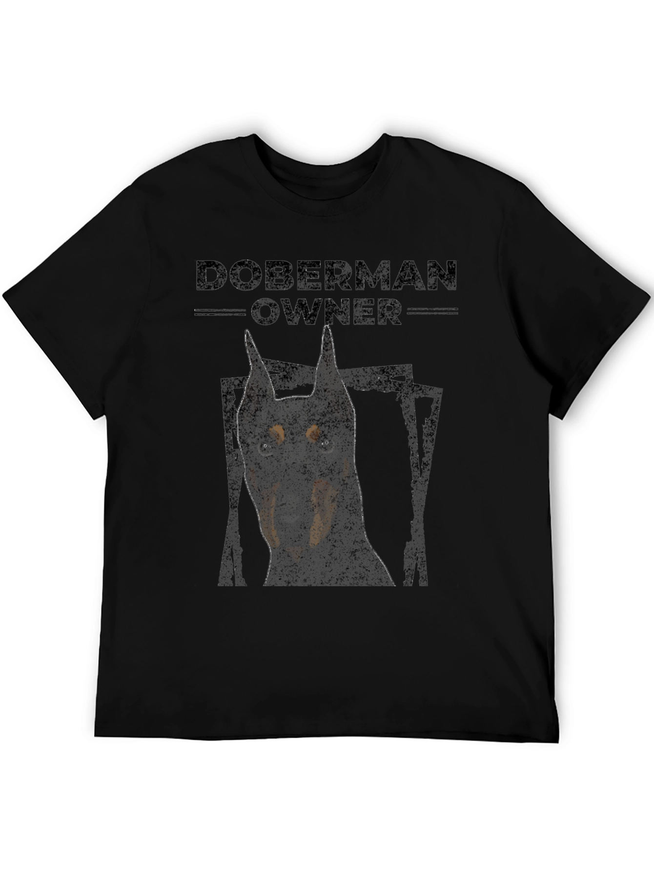 Doberman Owner Graphic T-Shirt - Black