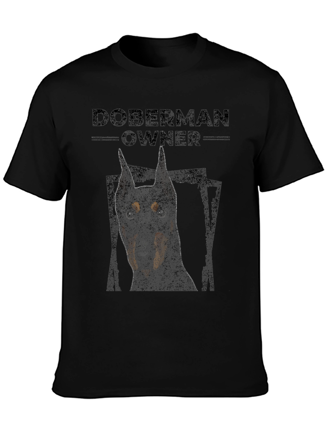 Doberman Owner Graphic T-Shirt - Black