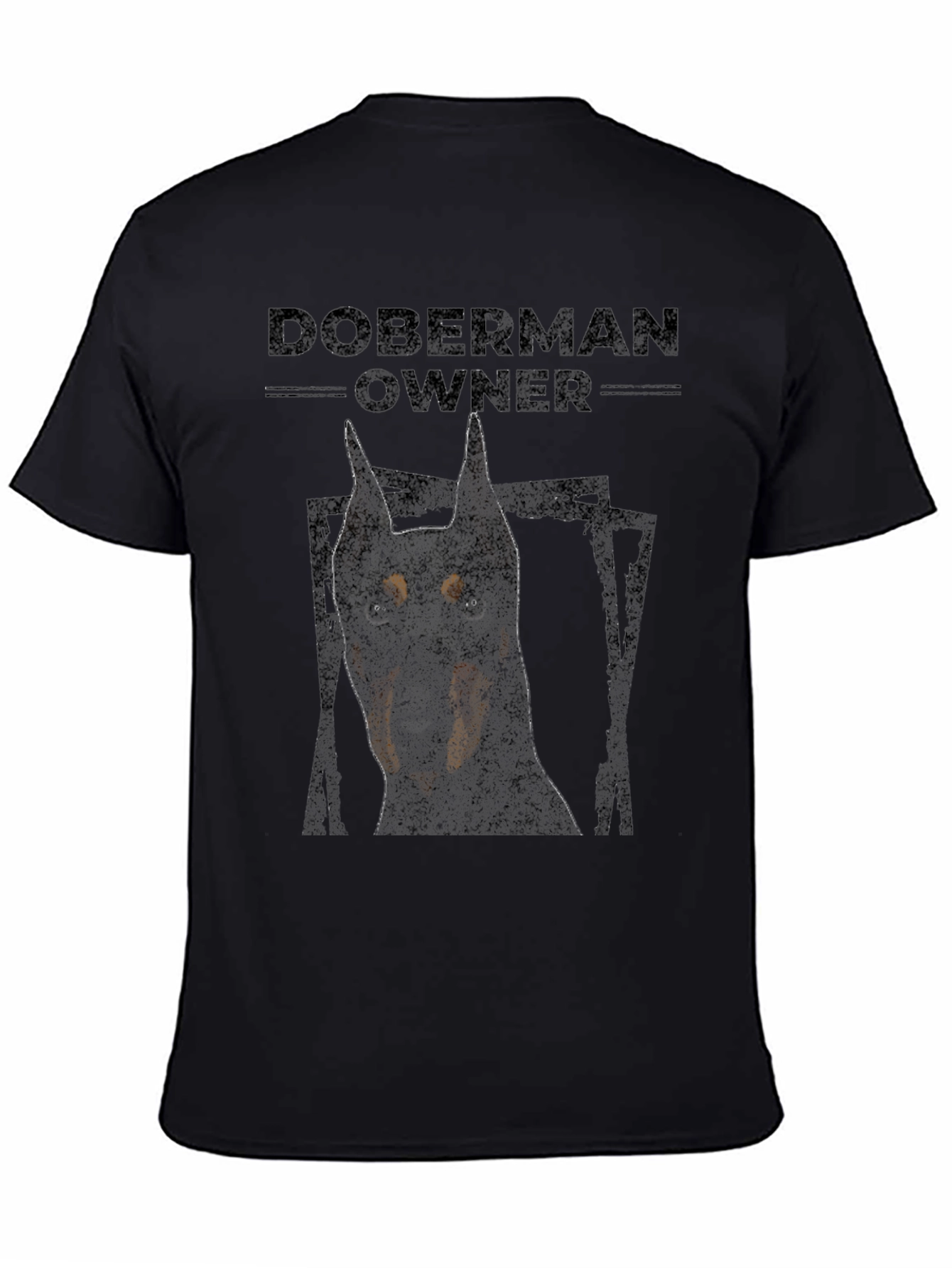 Doberman Owner Graphic T-Shirt - Black