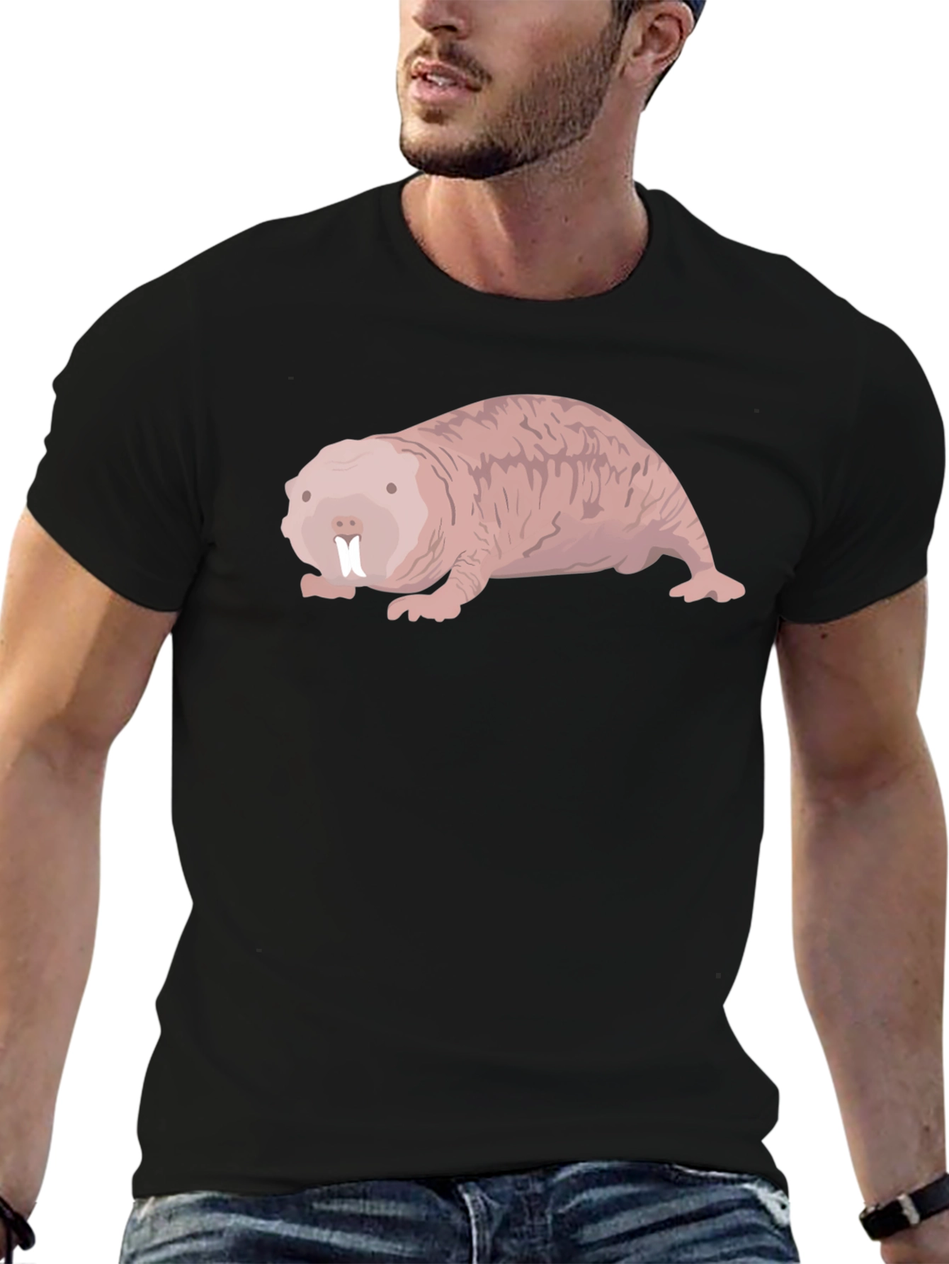 Naked Mole Rat T-Shirt Funny Rodent Tee