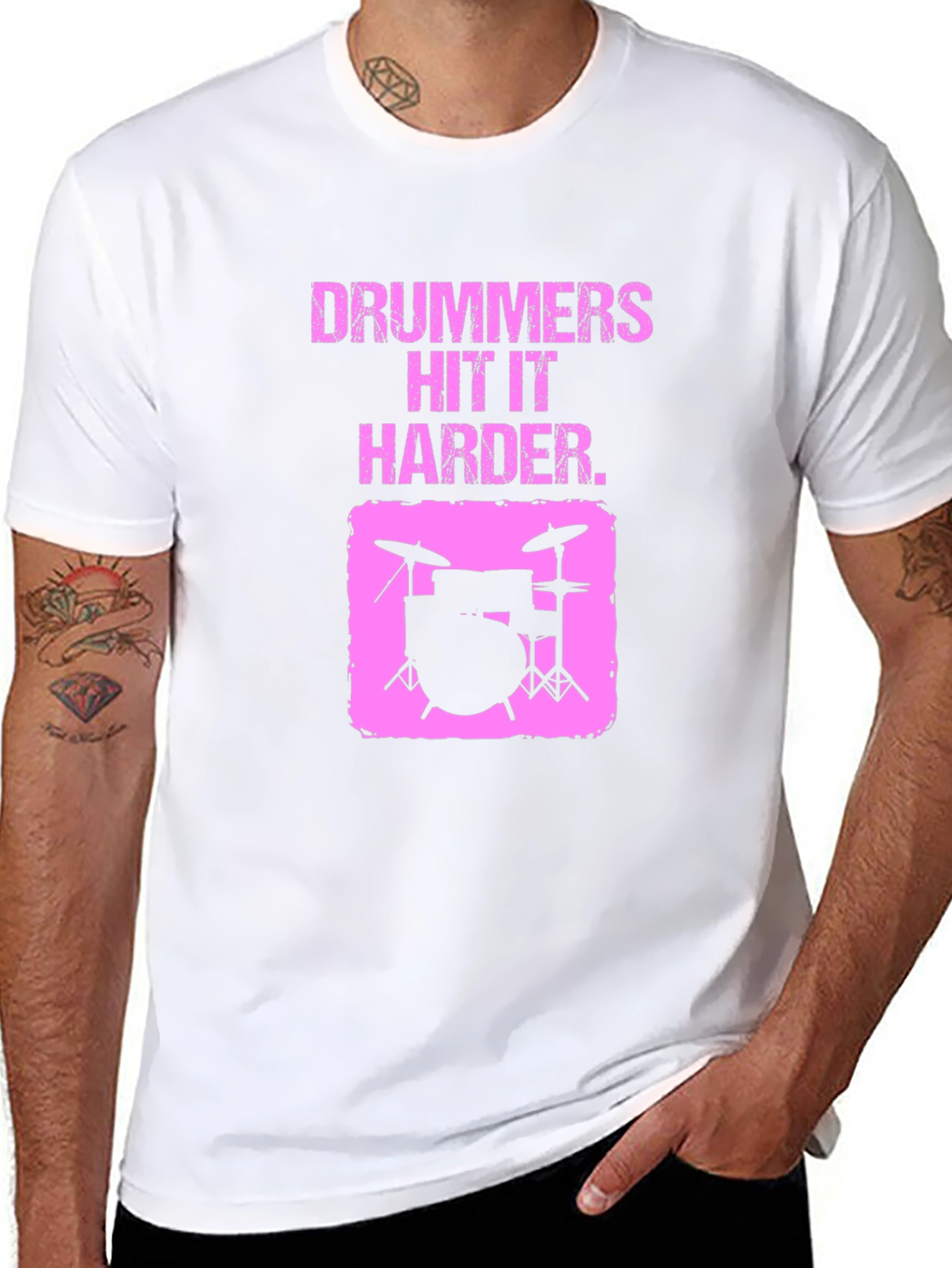 Drummers Hit it Harder Graphic T-Shirt