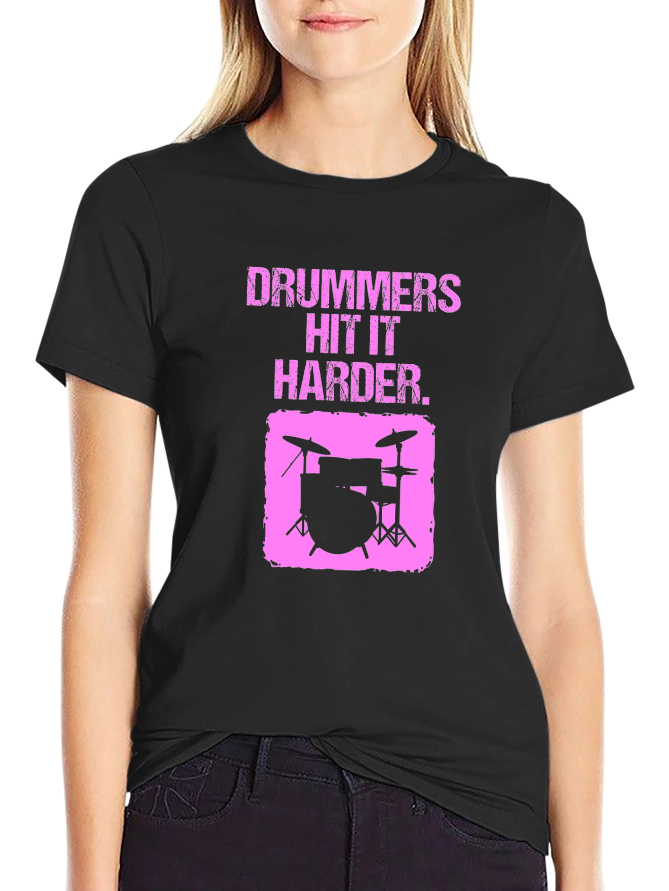 Drummers Hit it Harder Graphic T-Shirt
