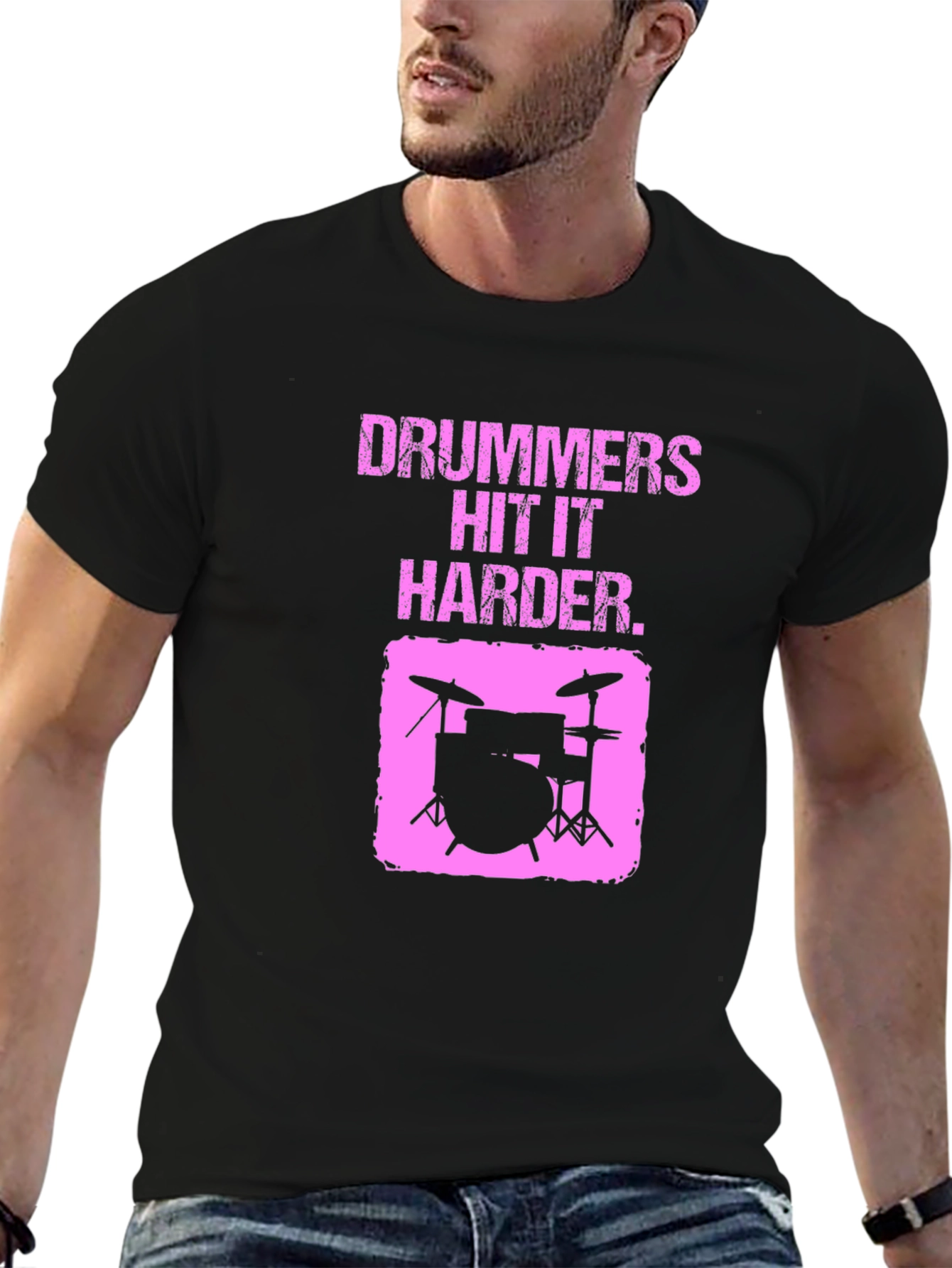 Drummers Hit it Harder Graphic T-Shirt