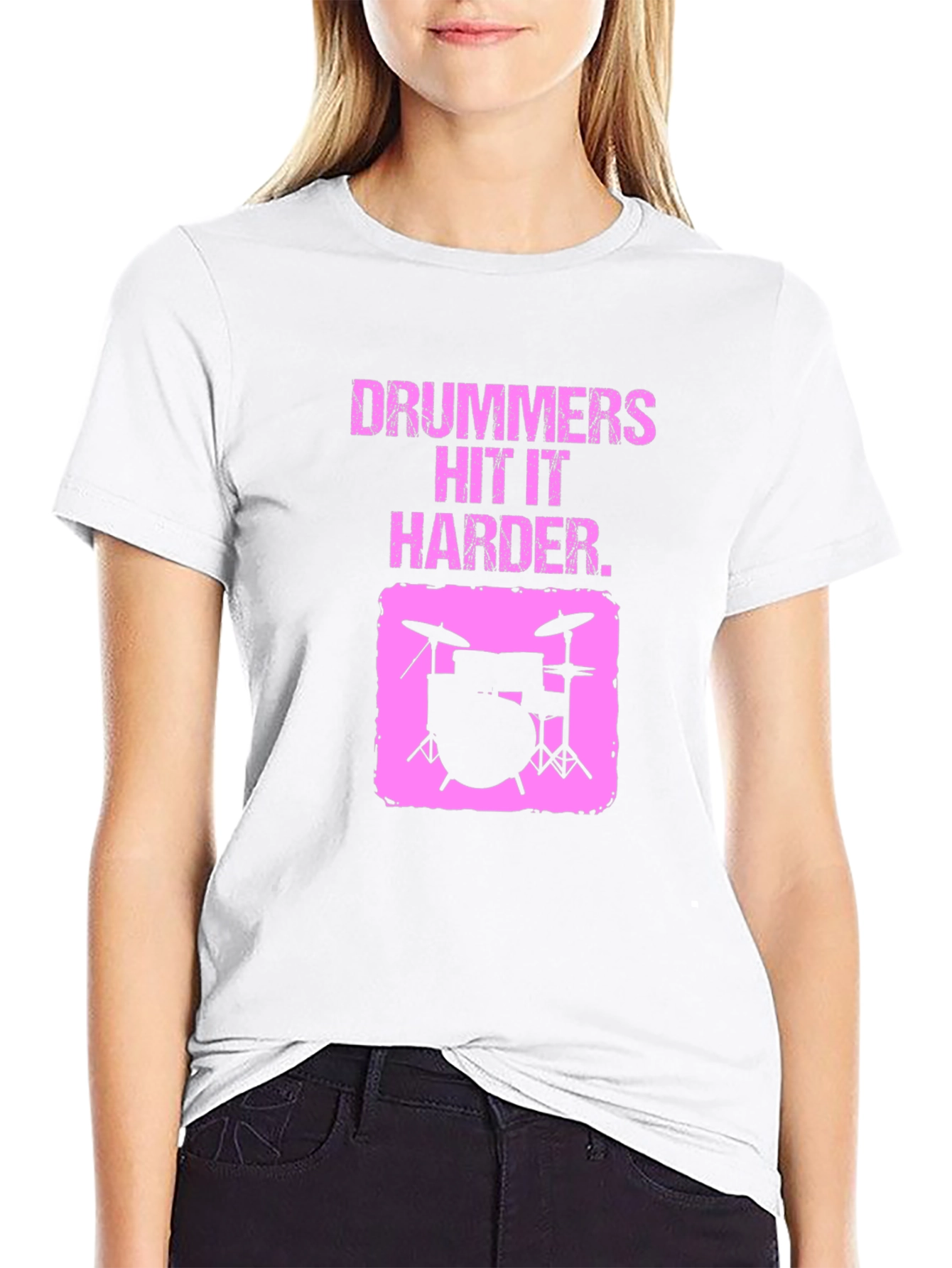 Drummers Hit it Harder Graphic T-Shirt
