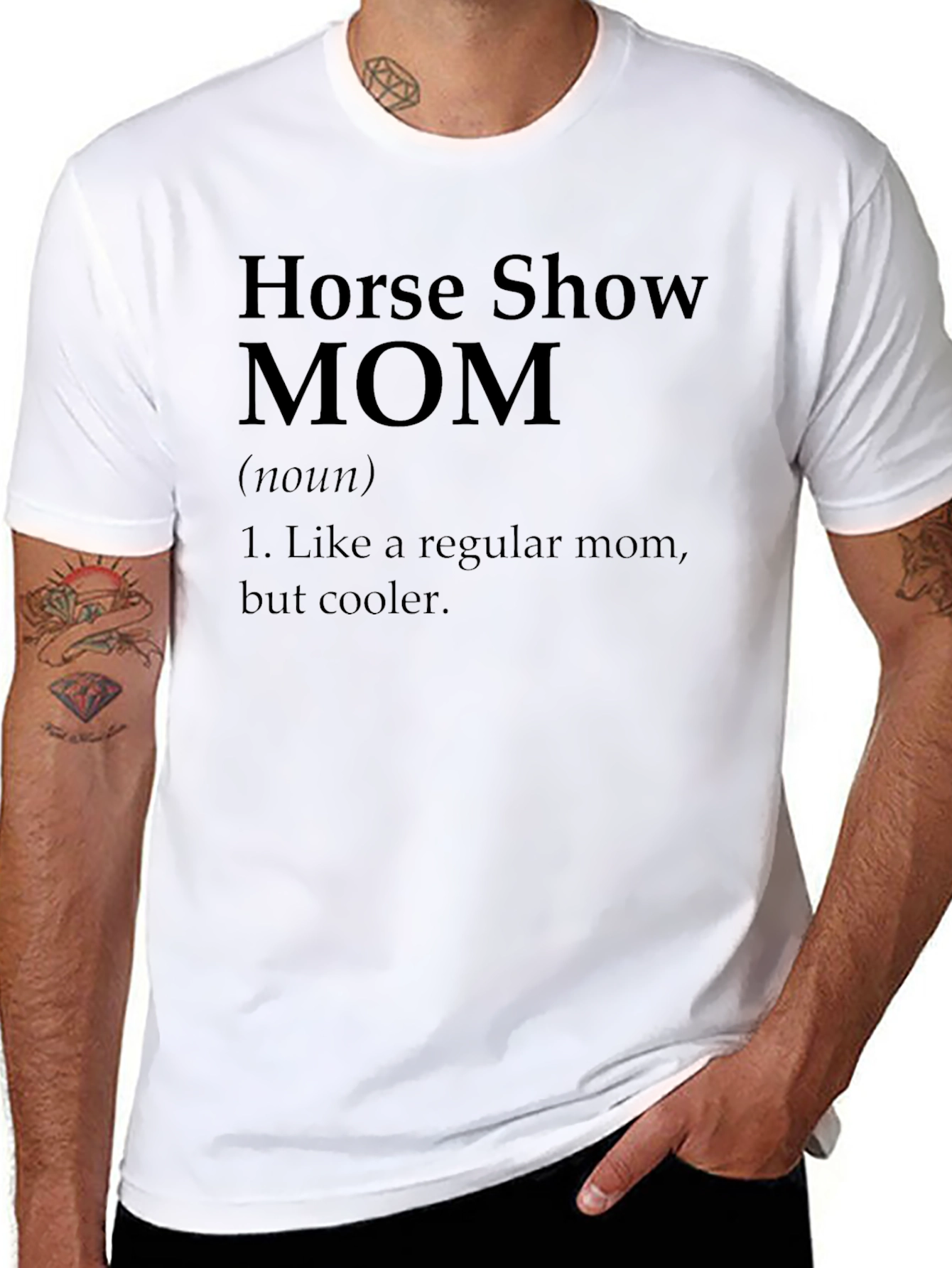 Horse Show Mom Definition T-Shirt
