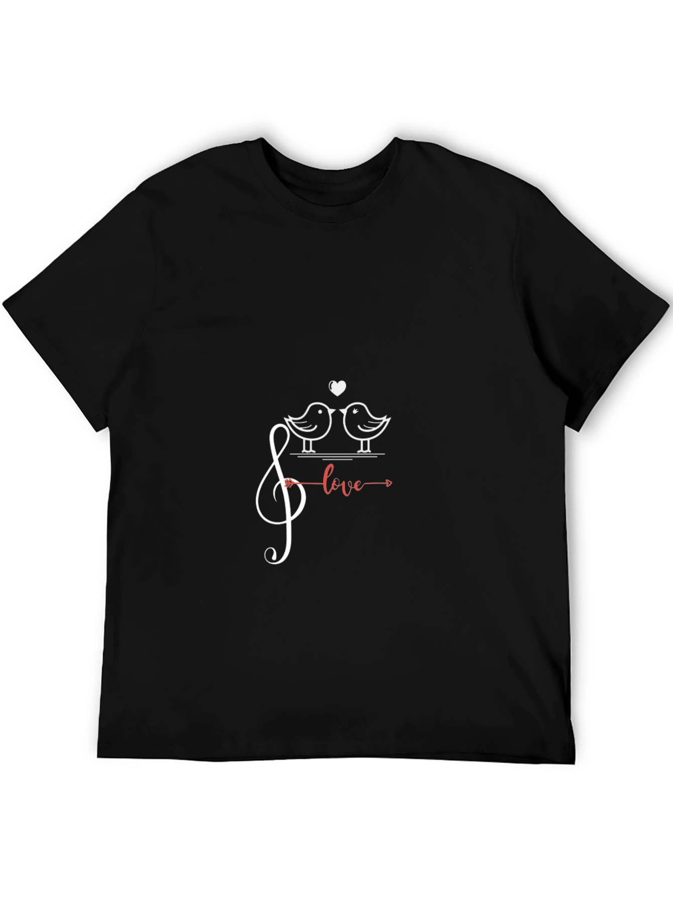 Love Birds Music Tee - Stylish Graphic T-Shirt