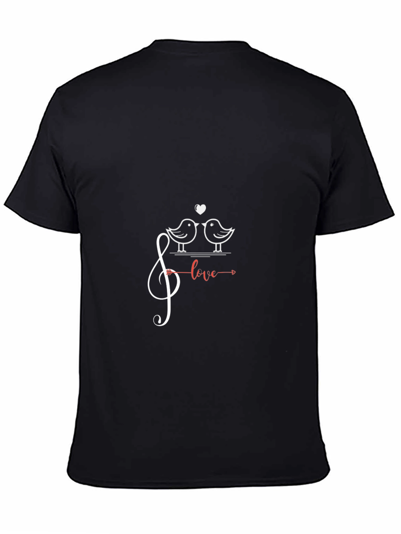Love Birds Music Tee - Stylish Graphic T-Shirt