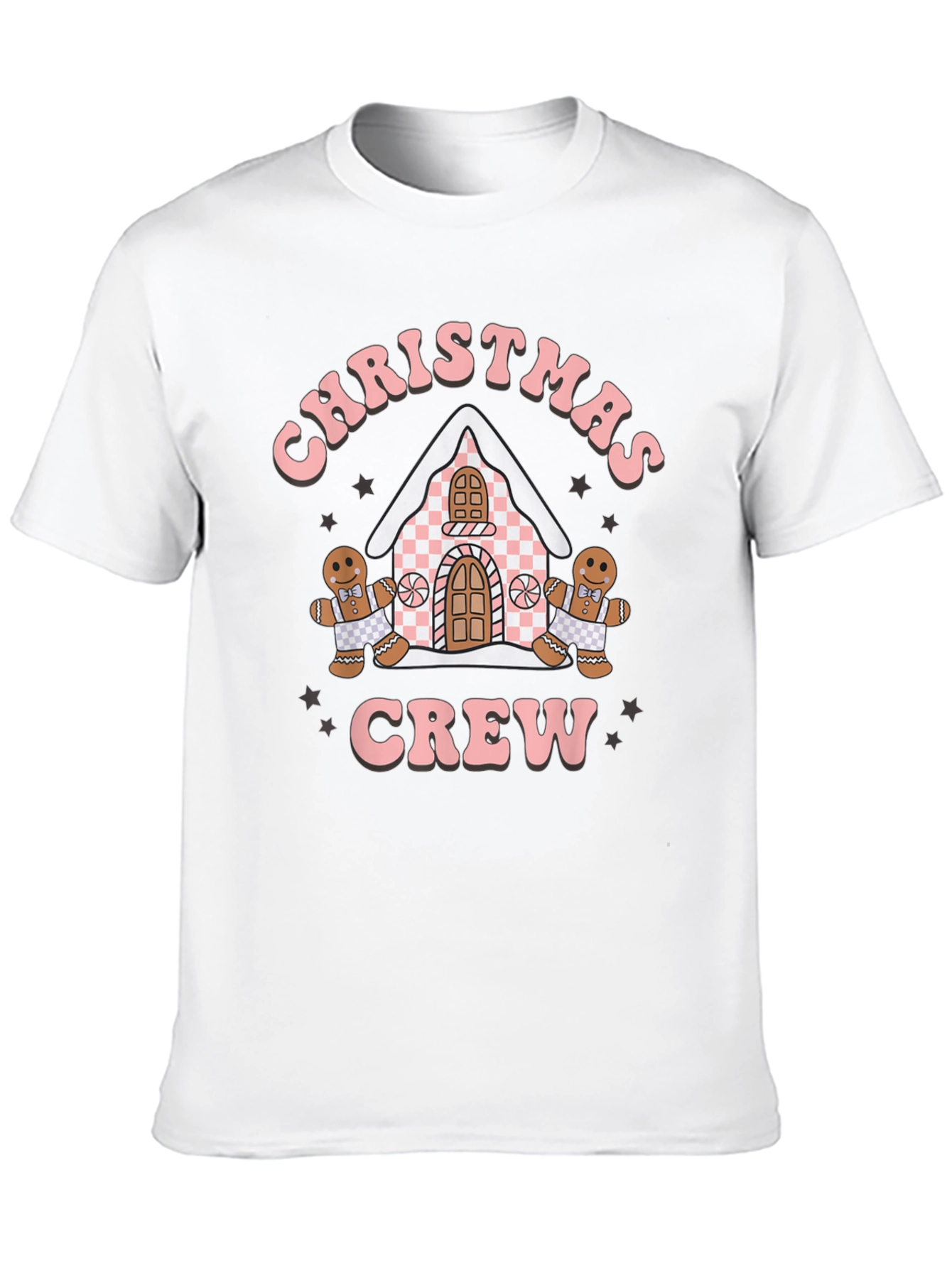 Christmas Crew Gingerbread Holiday T-Shirt