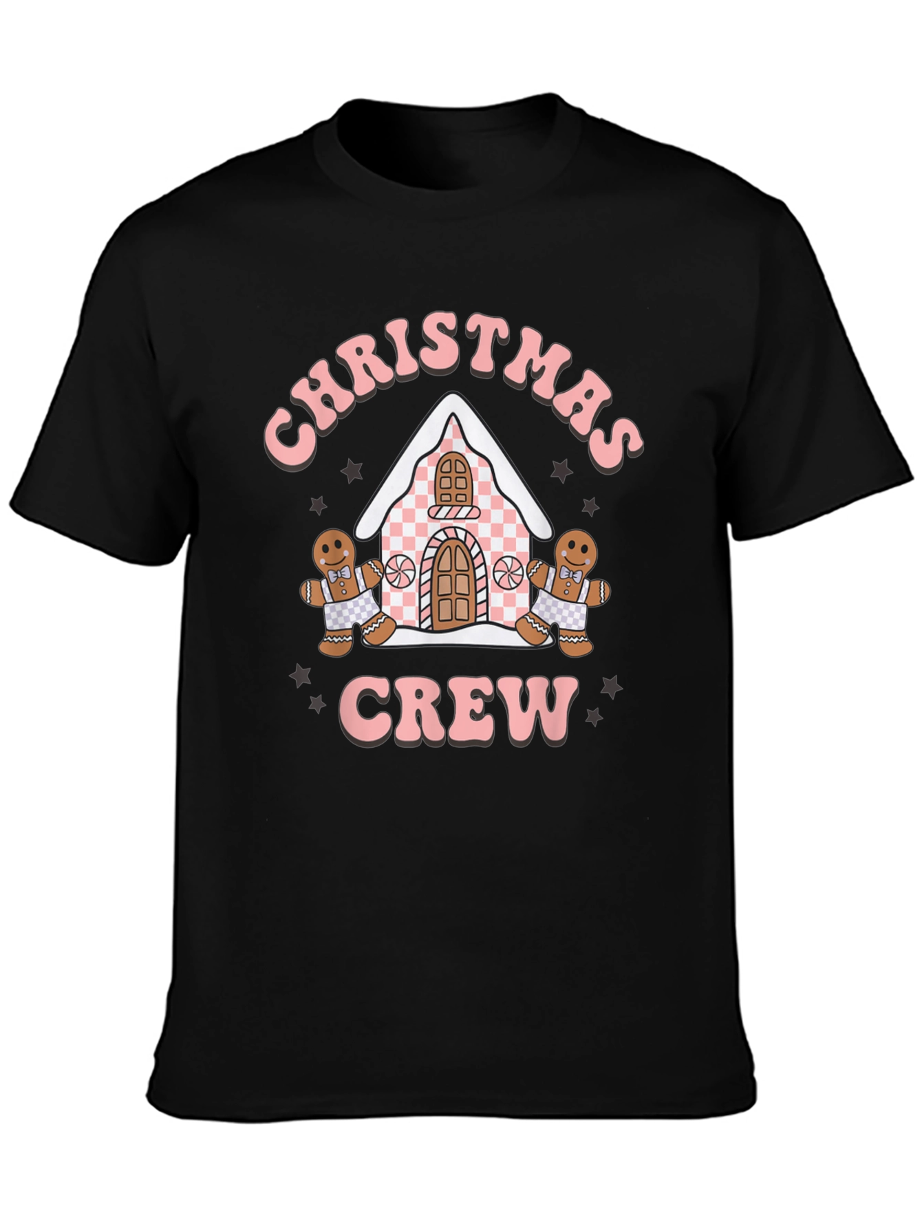 Christmas Crew Gingerbread Holiday T-Shirt
