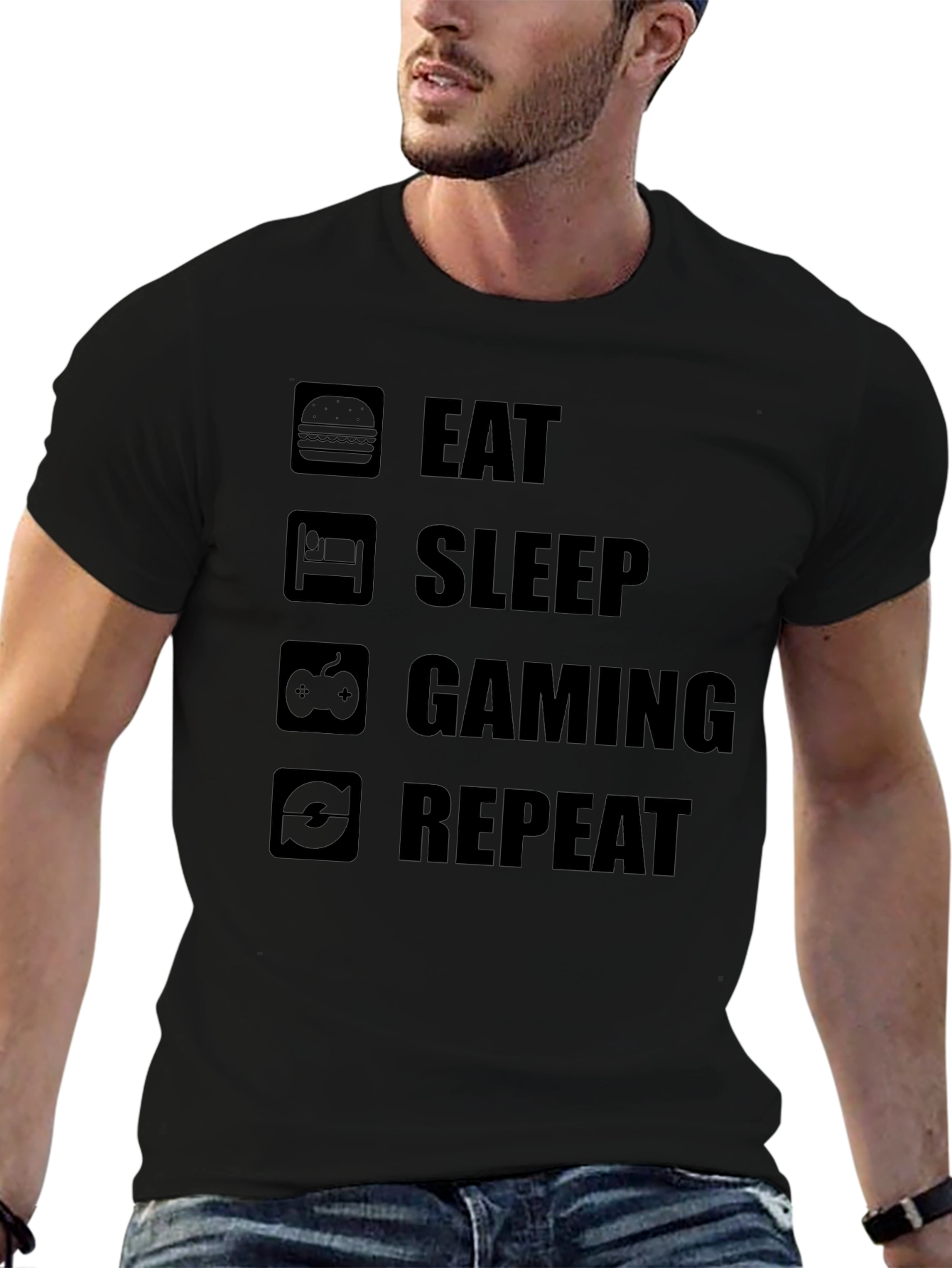 Eat Sleep Gaming Repeat T-Shirt