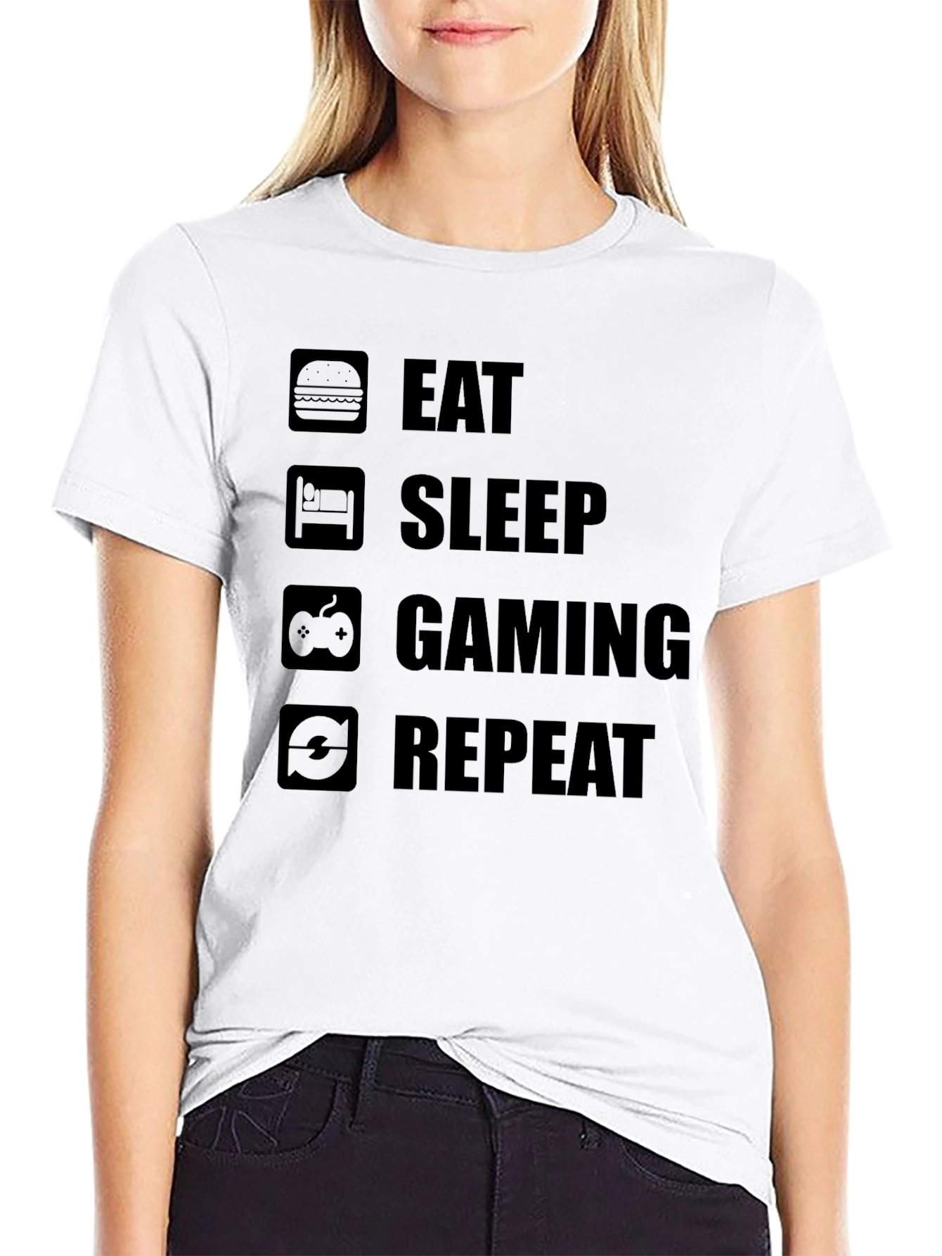 Eat Sleep Gaming Repeat T-Shirt