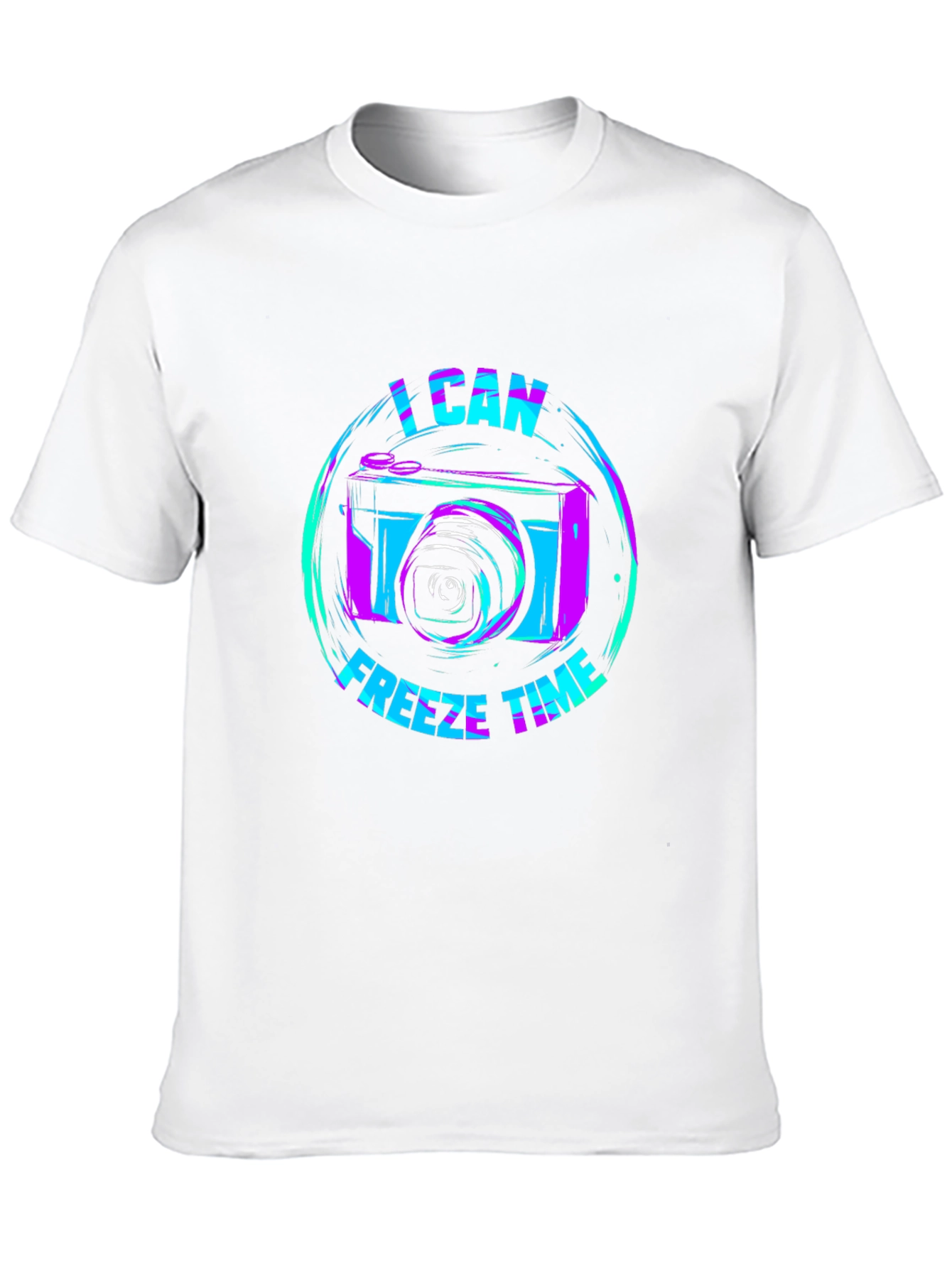 I Can Freeze Time Camera Graphic Tee - Black