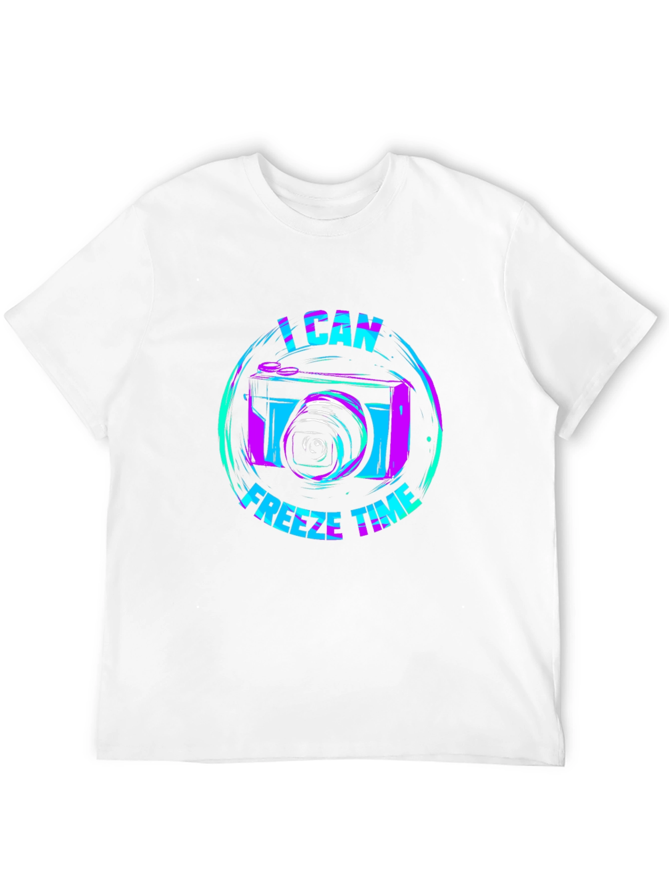 I Can Freeze Time Camera Graphic Tee - Black