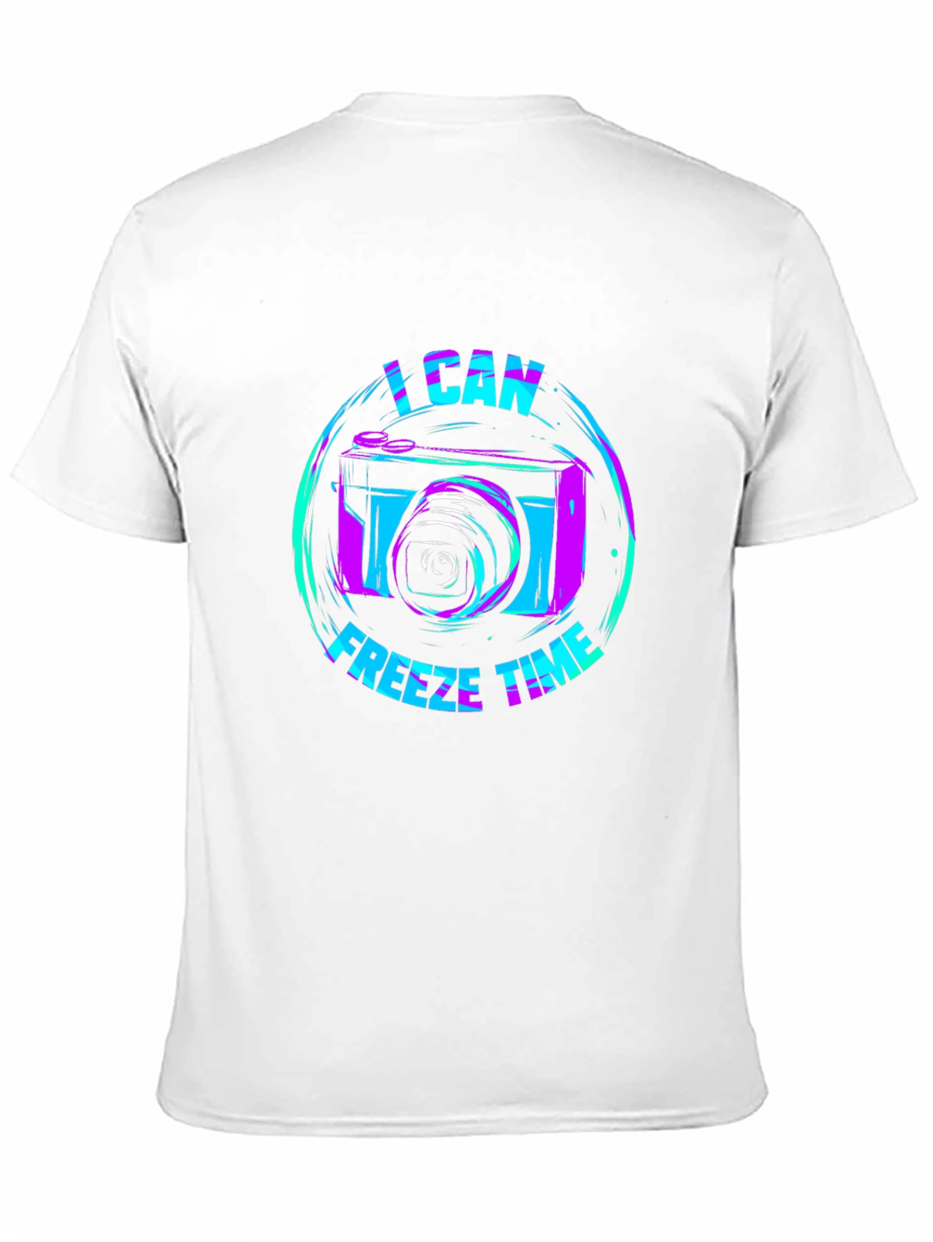 I Can Freeze Time Camera Graphic Tee - Black