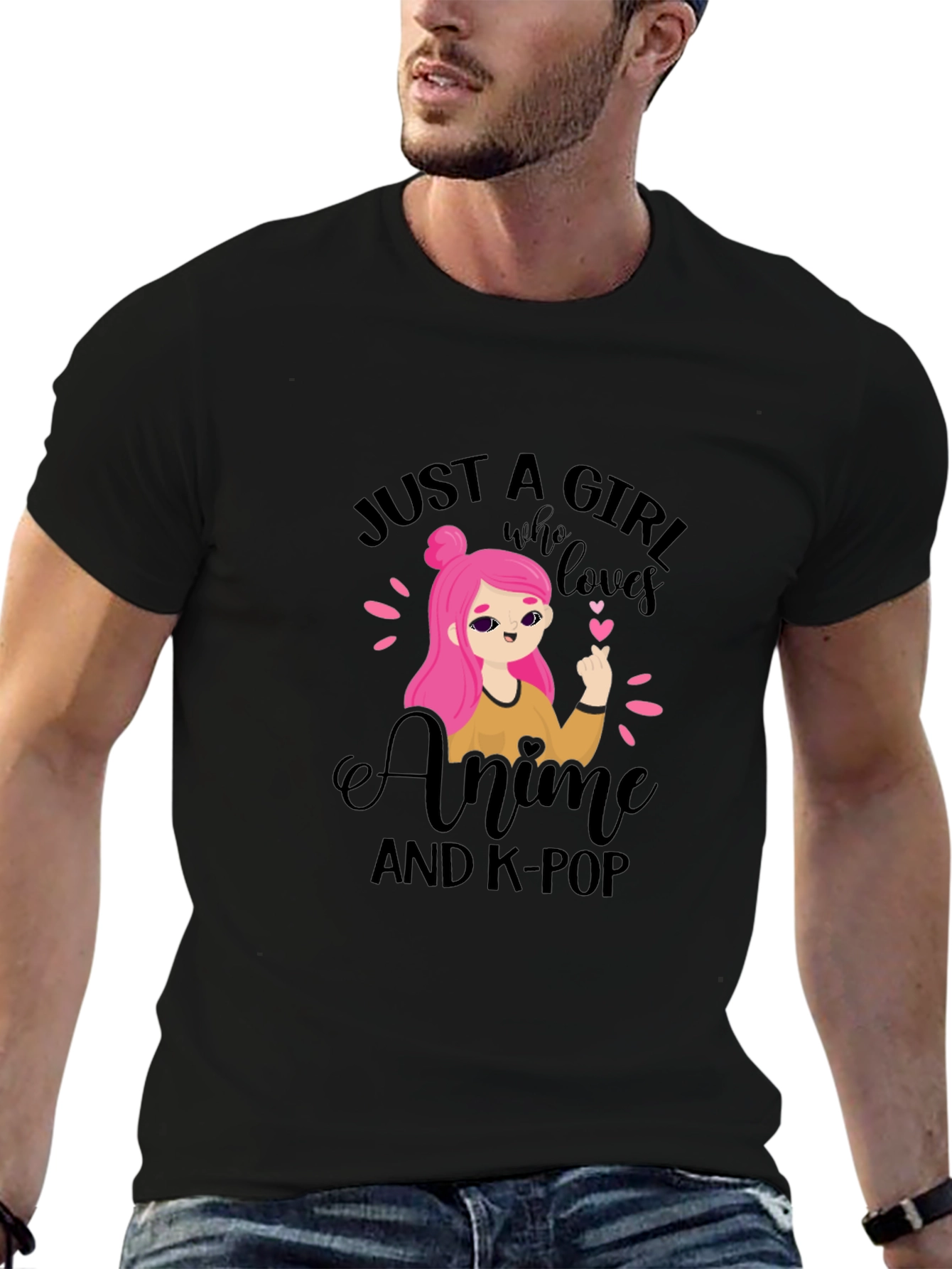 Anime & K-Pop Lover Graphic Tee