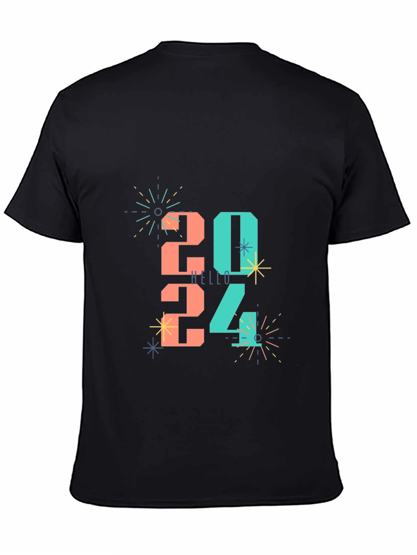 Festive 2024 New Year Celebration Graphic Tee