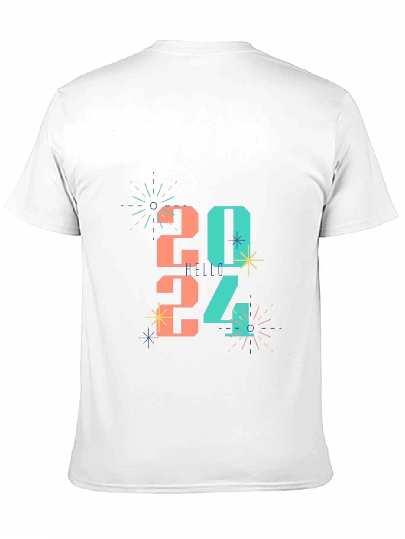 Festive 2024 New Year Celebration Graphic Tee