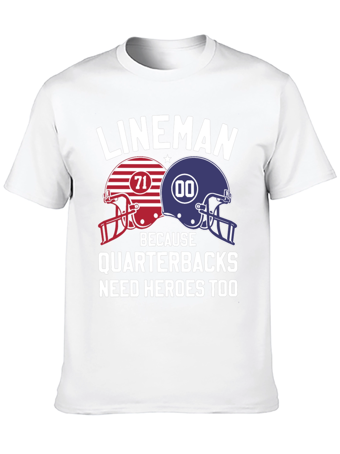 Lineman Quarterback Hero T-Shirt