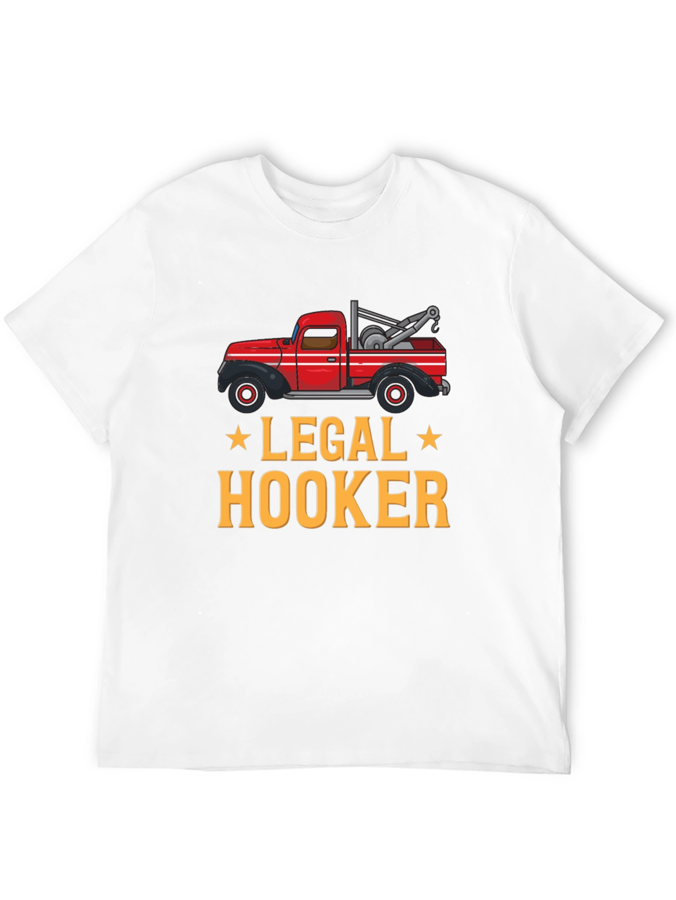 Legal Hooker Tow Truck Graphic T-Shirt